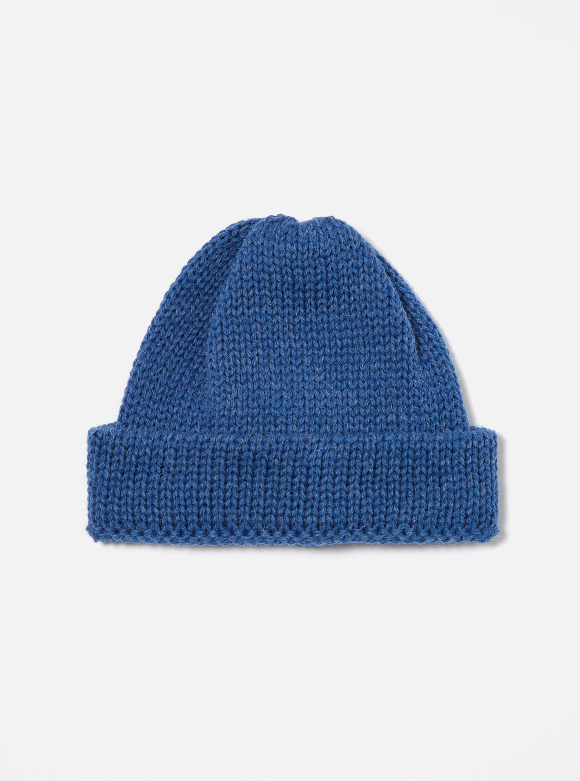 Work Blue British Wool Short Watch Cap