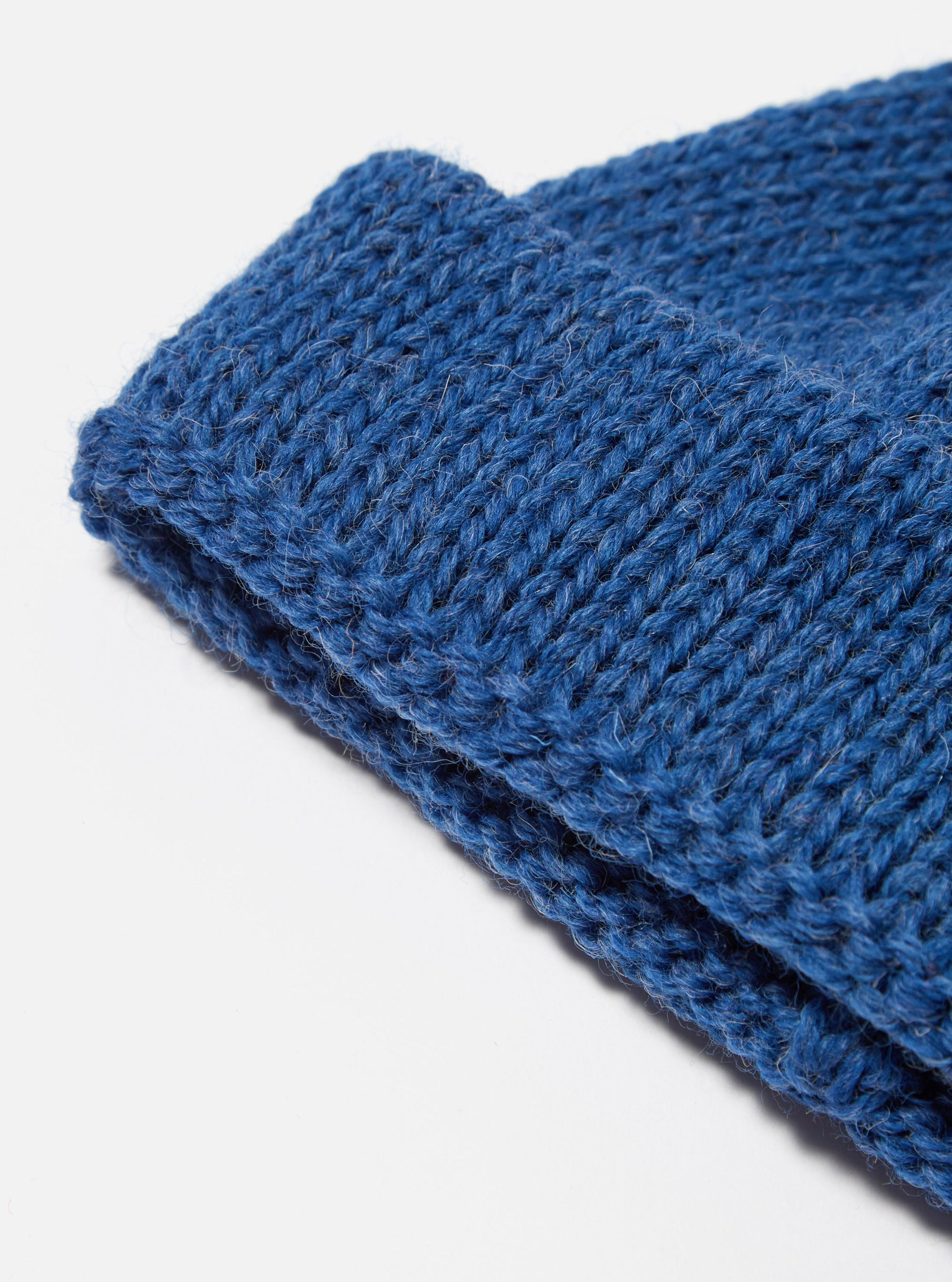 Work Blue British Wool Short Watch Cap