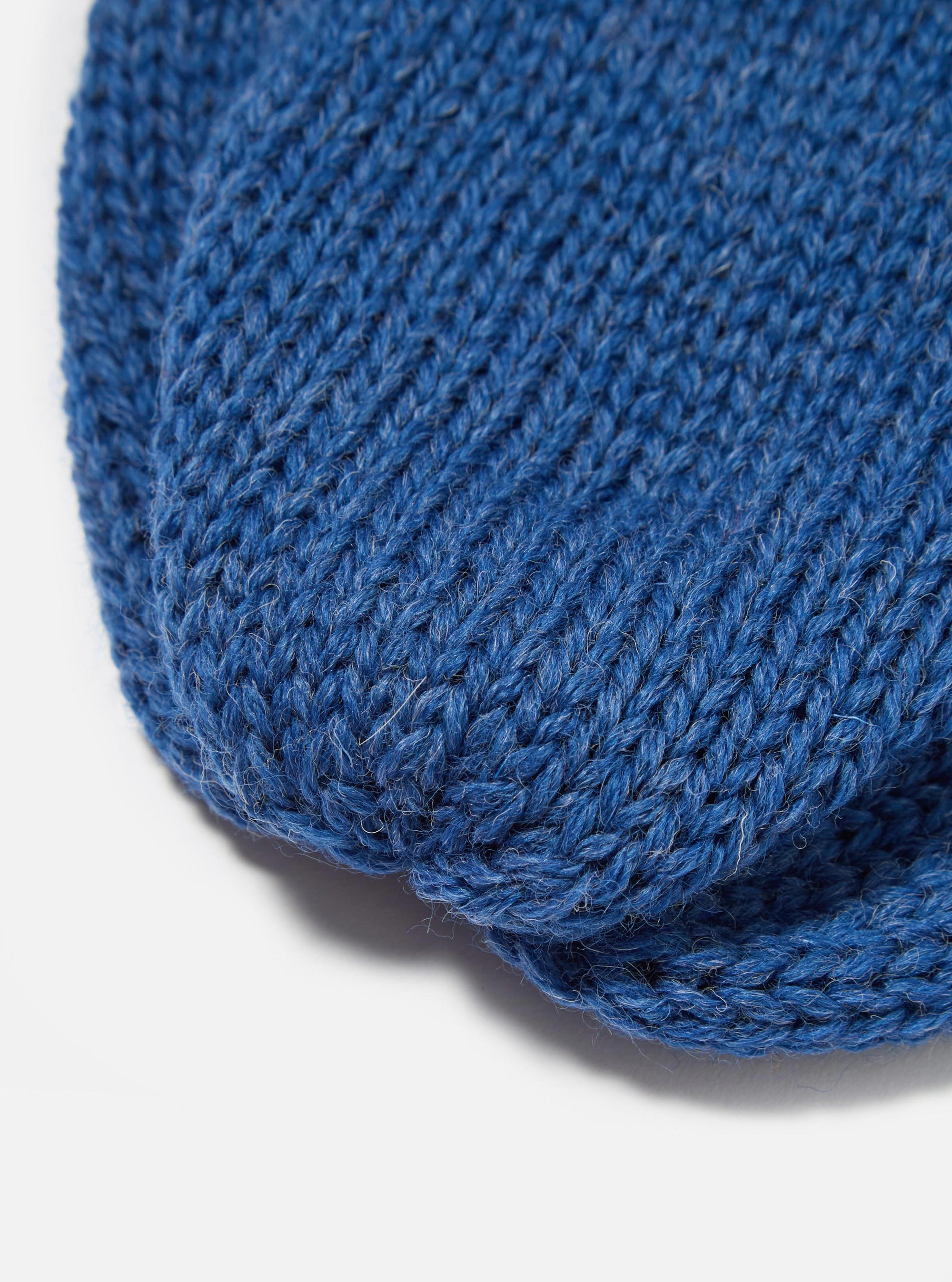 Work Blue British Wool Short Watch Cap