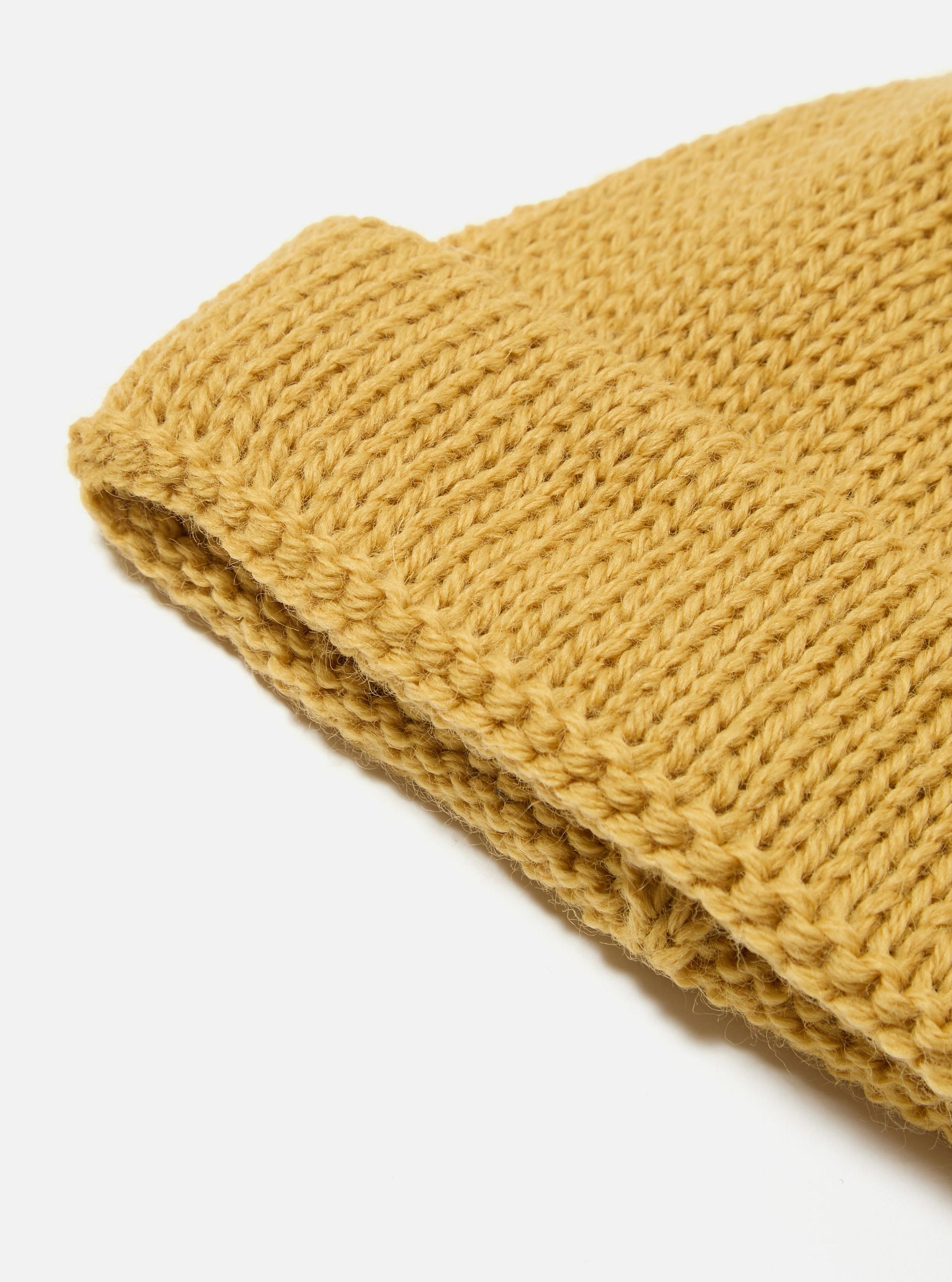Yellow British Wool Short Watch Cap