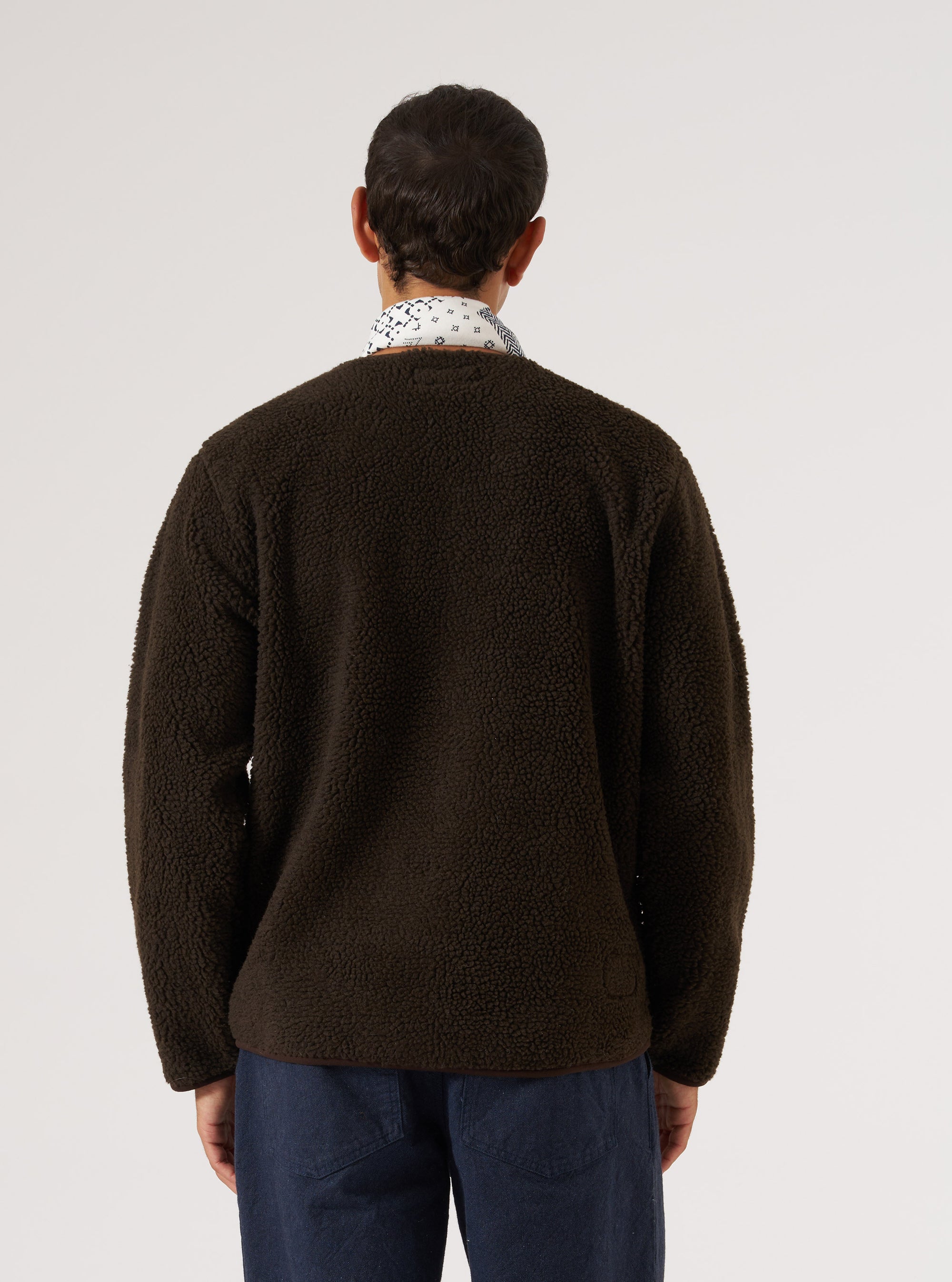 Brown Galaxy Fleece Zip Liner Jacket
