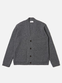 Grey Recycled Shetland Langdale Cardigan