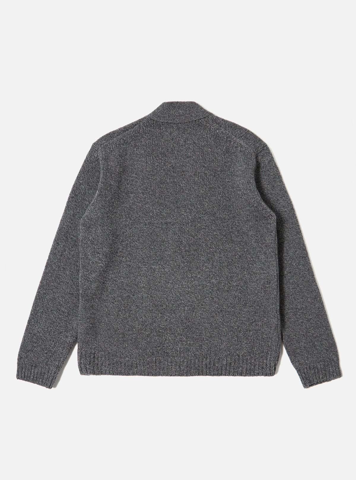 Grey Recycled Shetland Langdale Cardigan