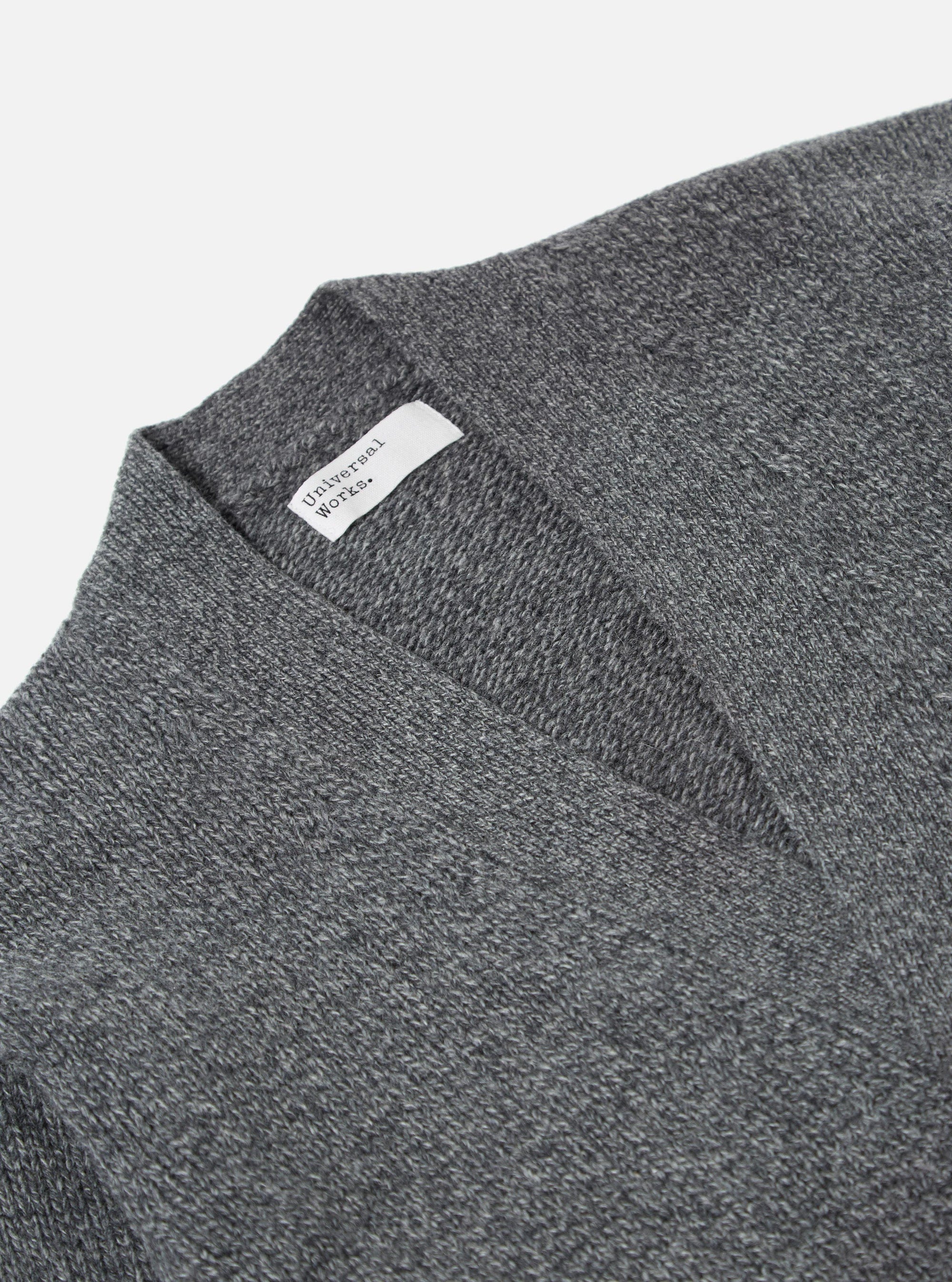 Grey Recycled Shetland Langdale Cardigan