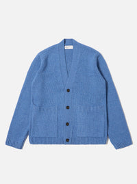 Pale Blue Recycled Shetland Langdale Cardigan