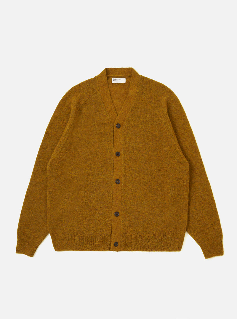 Gold Alpaca Knit David Cardigan