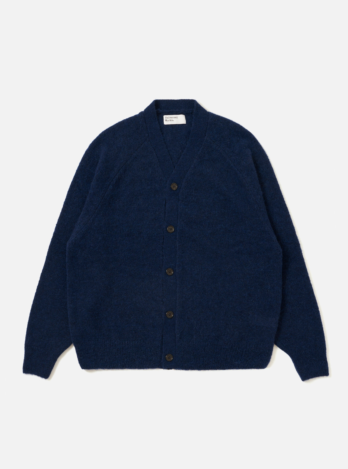 Navy Alpaca Knit David Cardigan