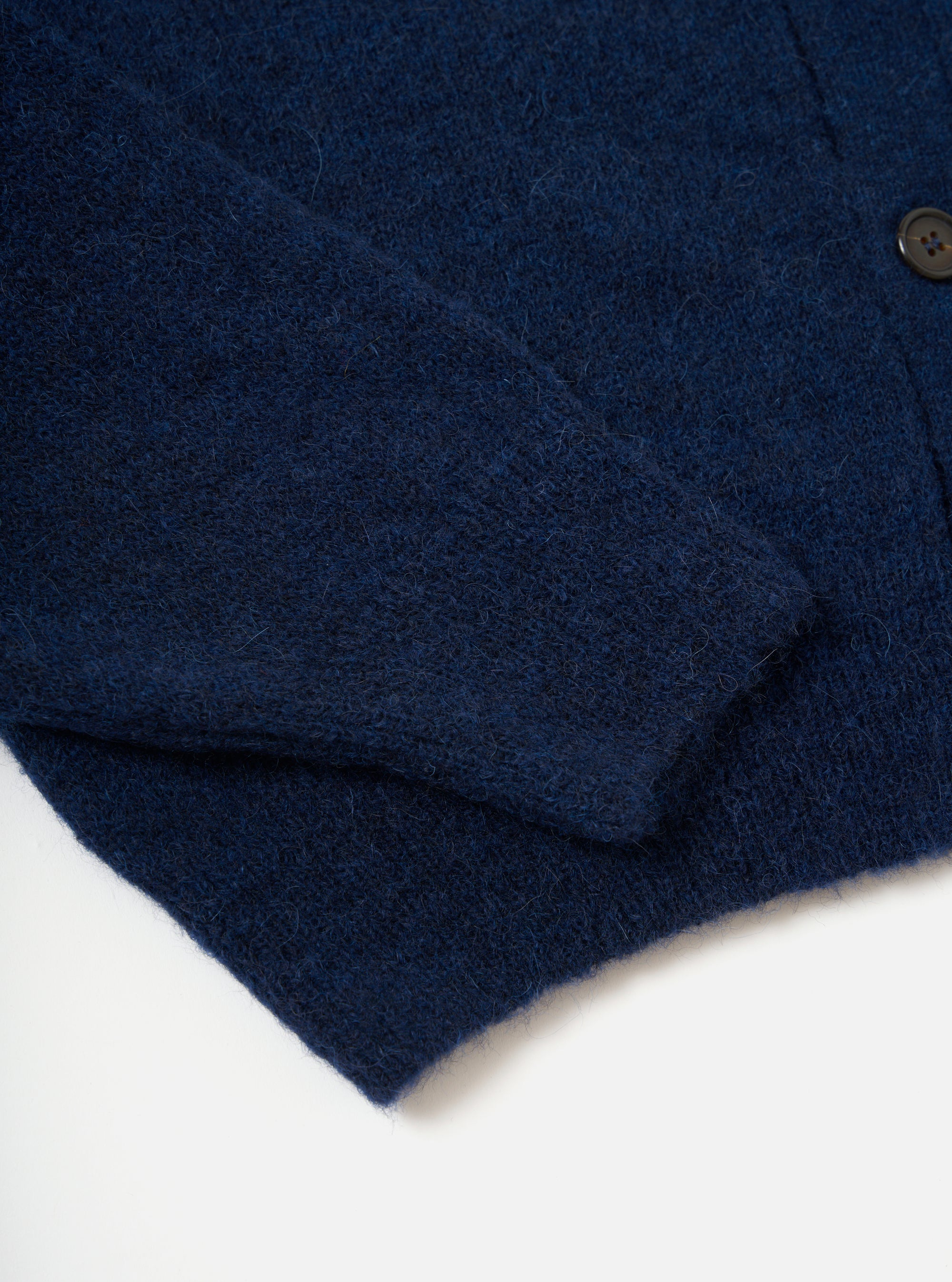 Navy Alpaca Knit David Cardigan