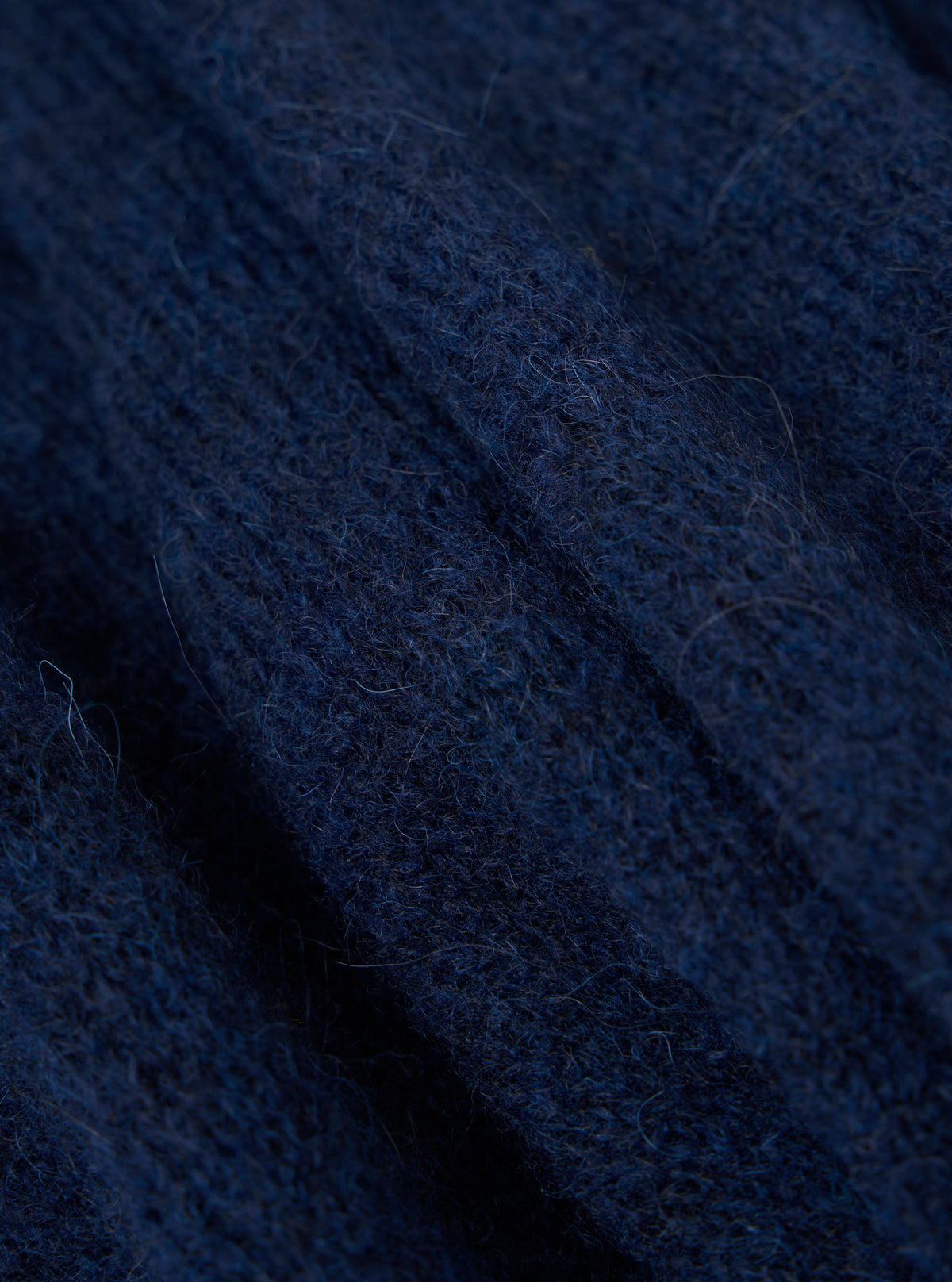 Navy Alpaca Knit David Cardigan
