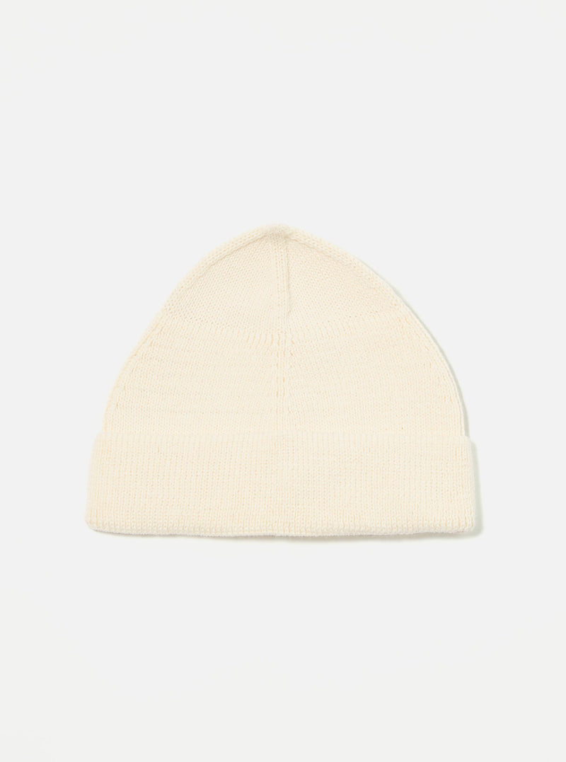 Ecru Merino Knit Watch Cap