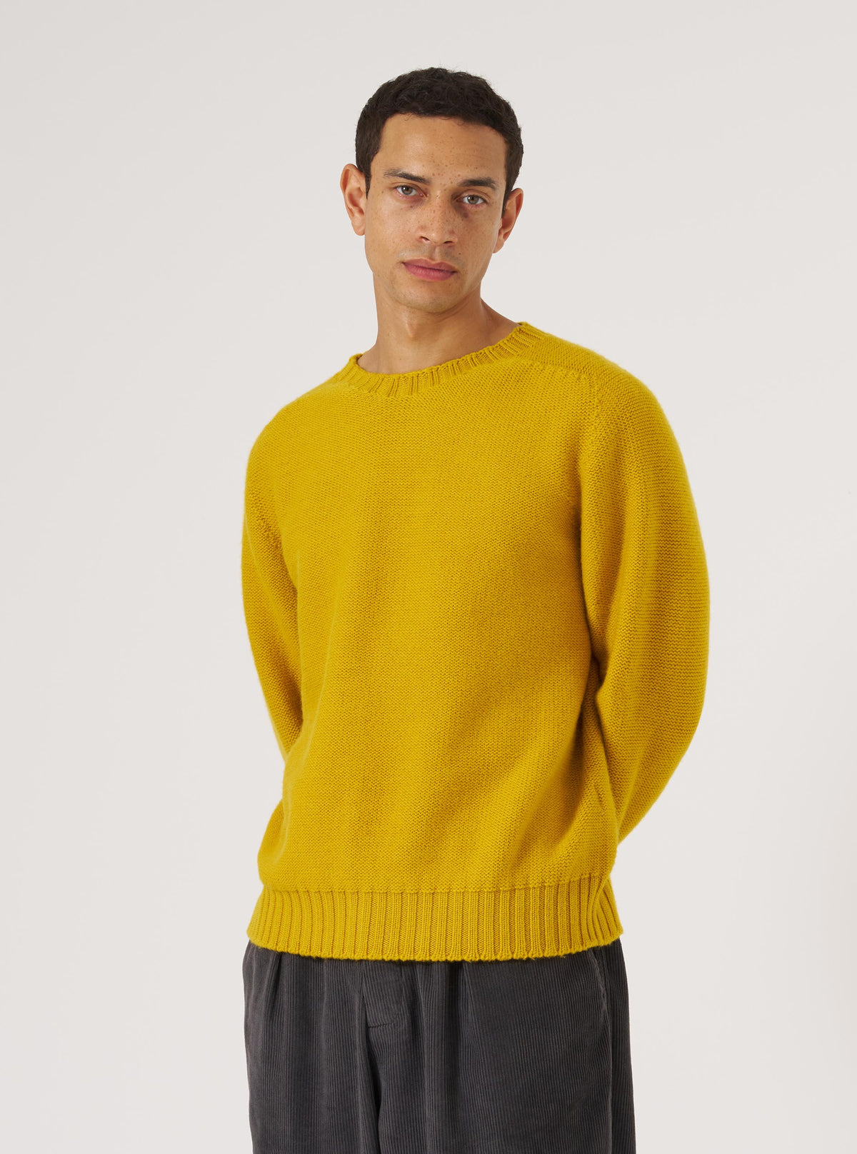 Gold Shetland Wild Seamless Crew