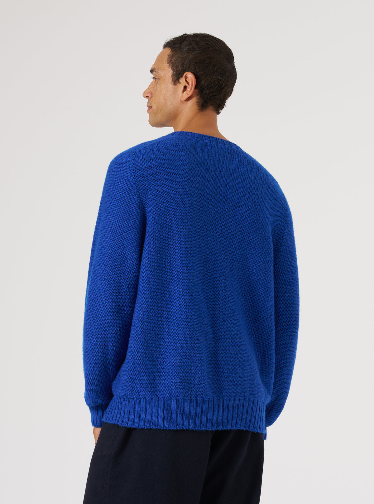 Work Blue Shetland Wild Seamless Crew