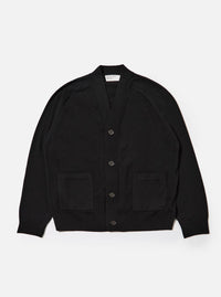 Black Merino Loose Cardigan