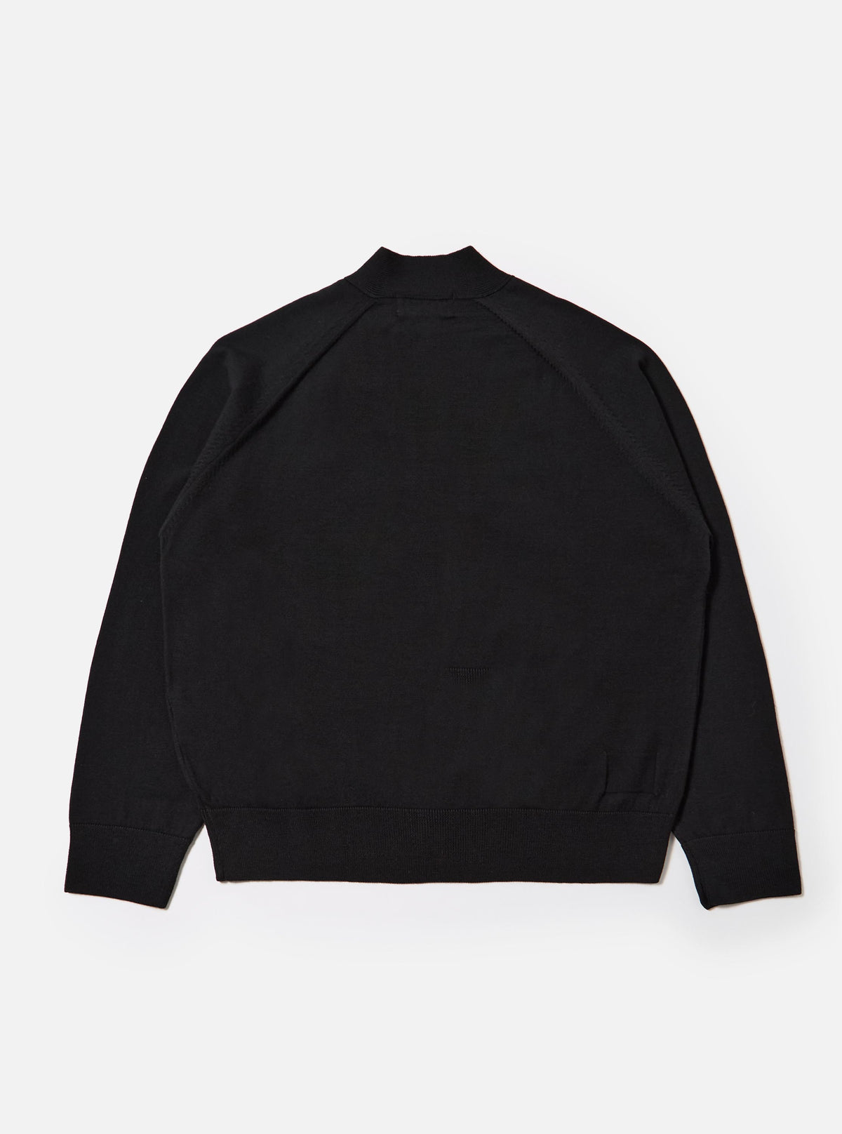 Black Merino Loose Cardigan