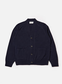 Navy Merino Loose Cardigan