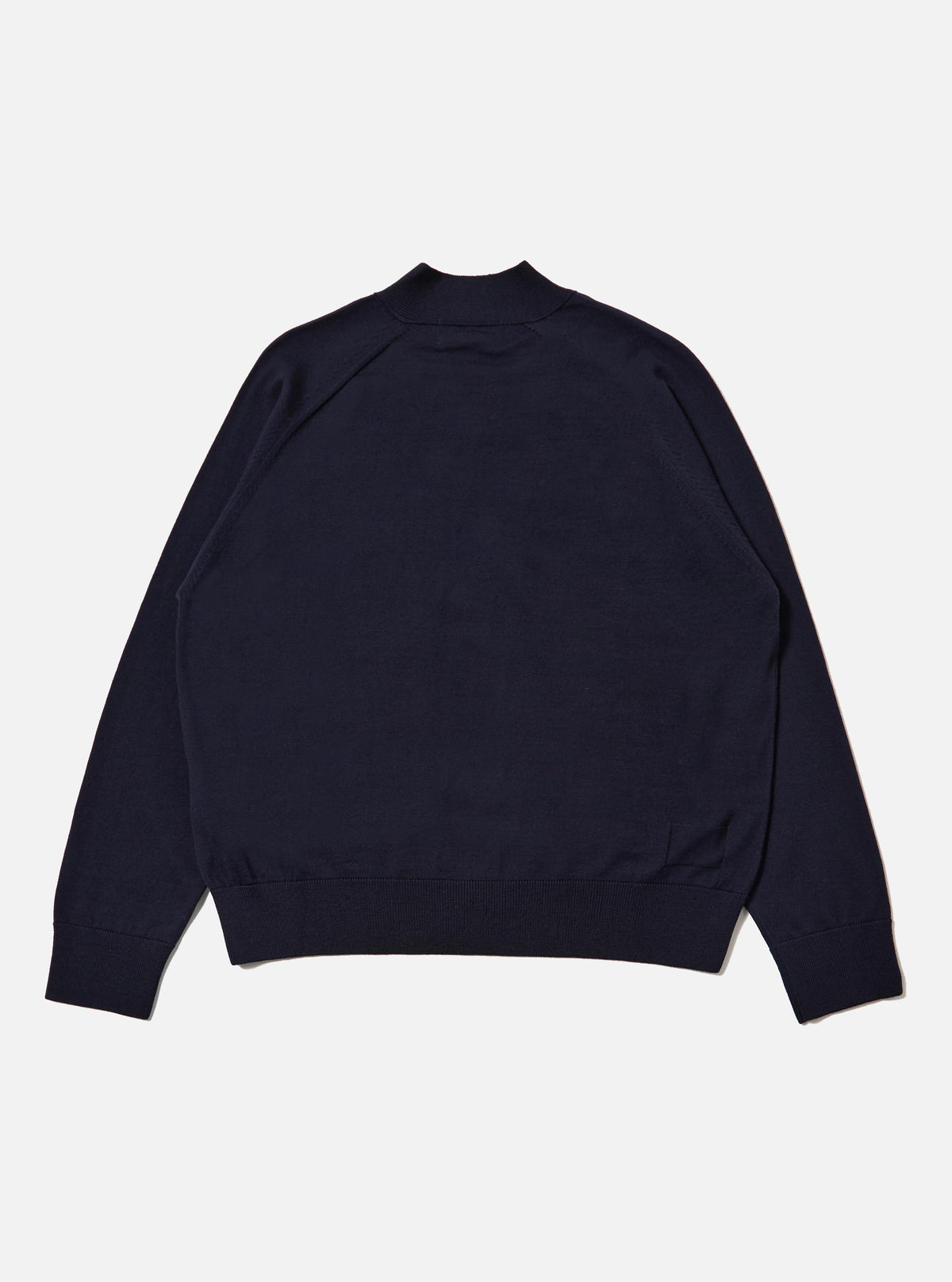 Navy Merino Loose Cardigan