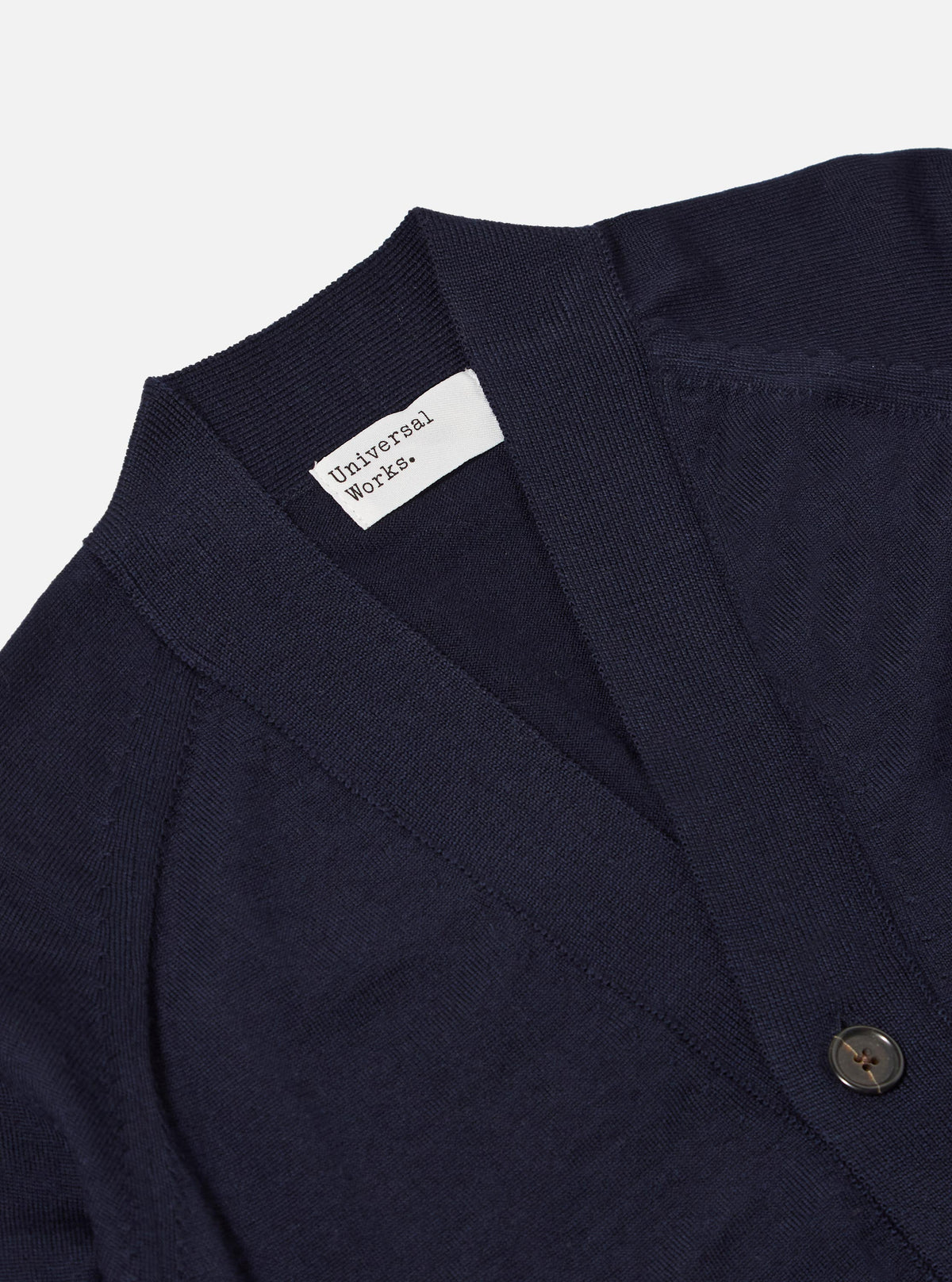 Navy Merino Loose Cardigan