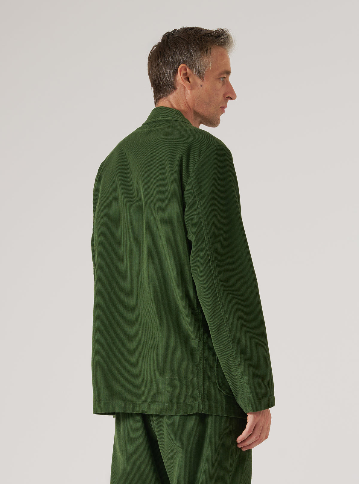 Green Cord Three Button Jacket