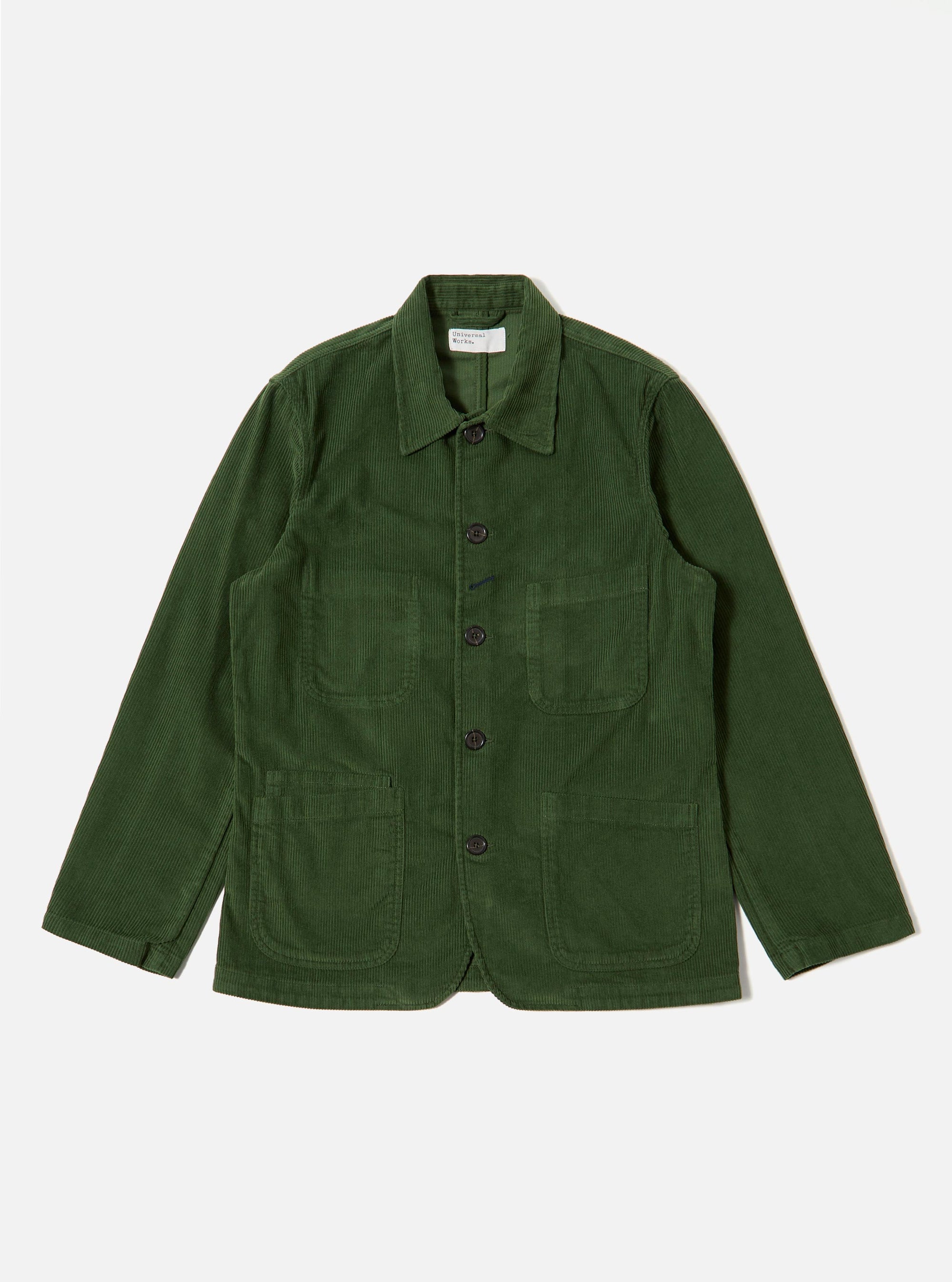 Green Cord Bakers Jacket