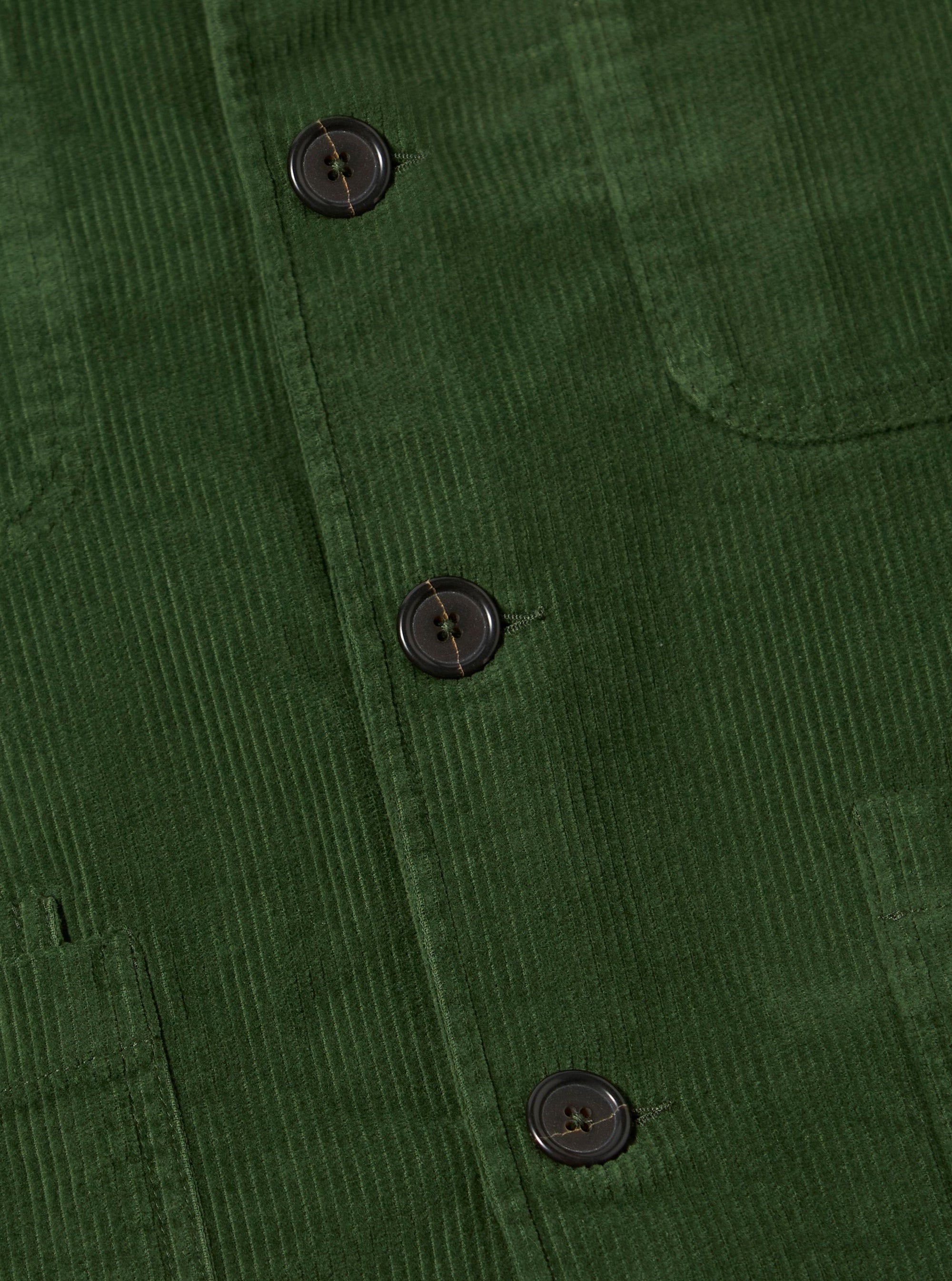 Green Cord Bakers Jacket