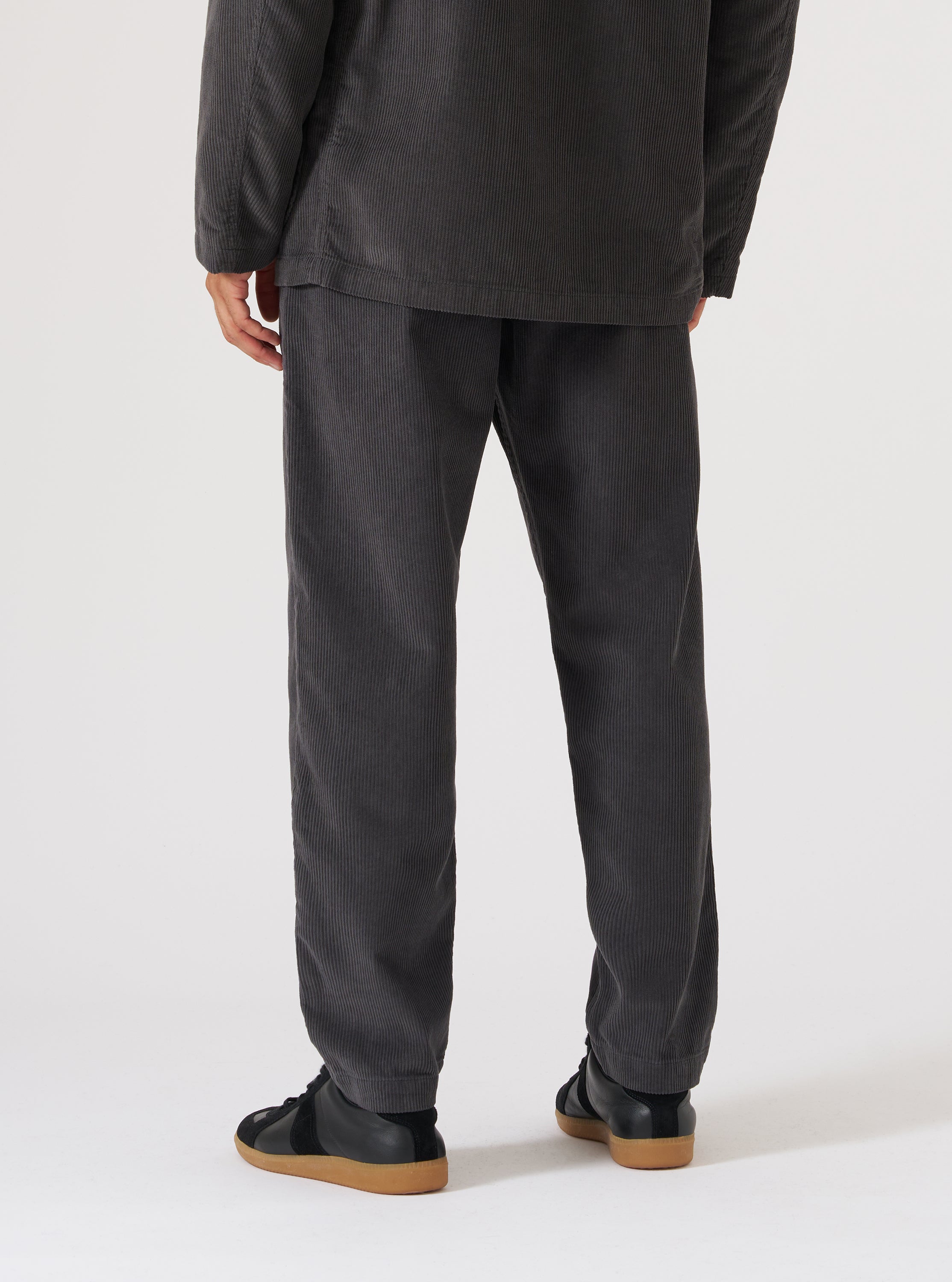 Men's Charcoal Cord Military Chino – Universal Works