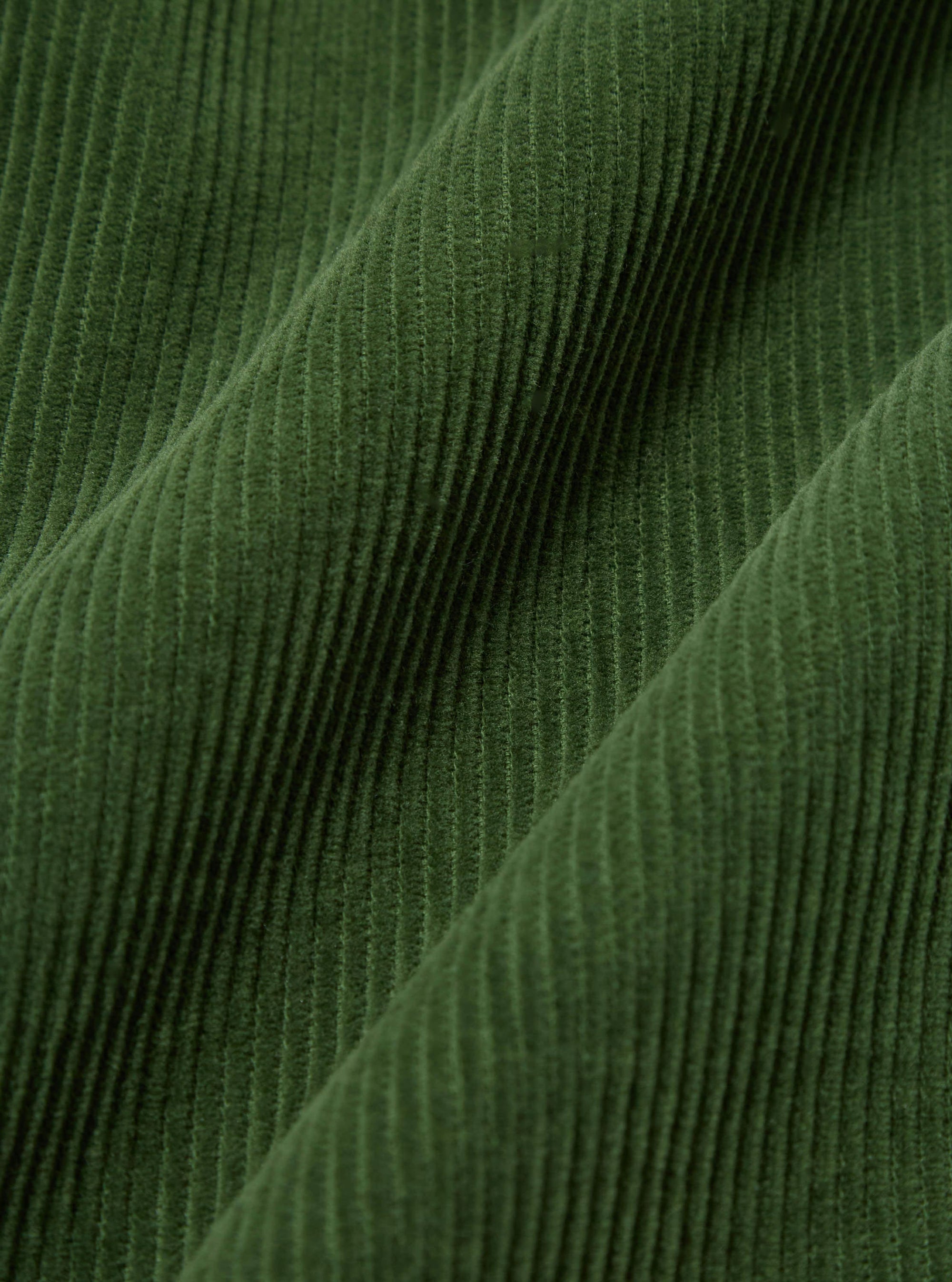Green Cord Pleated Track Pant