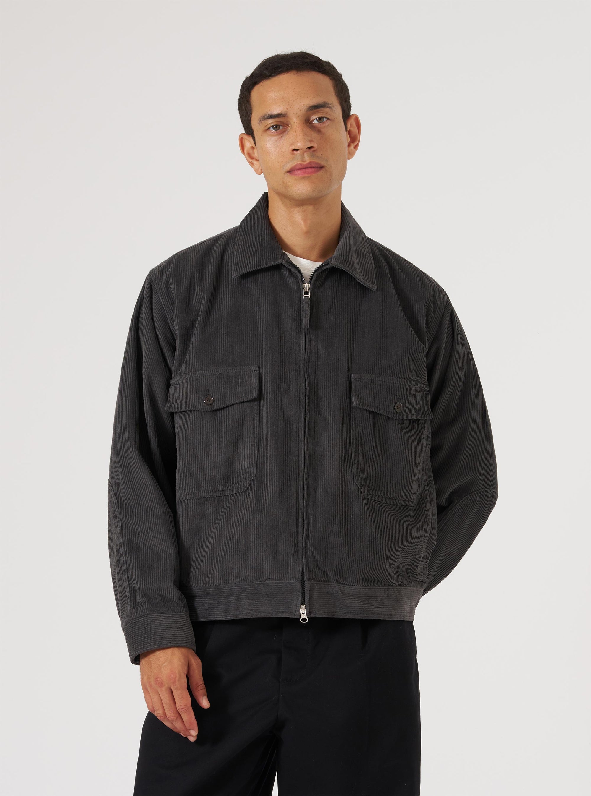 Charcoal Cord E130 Jacket