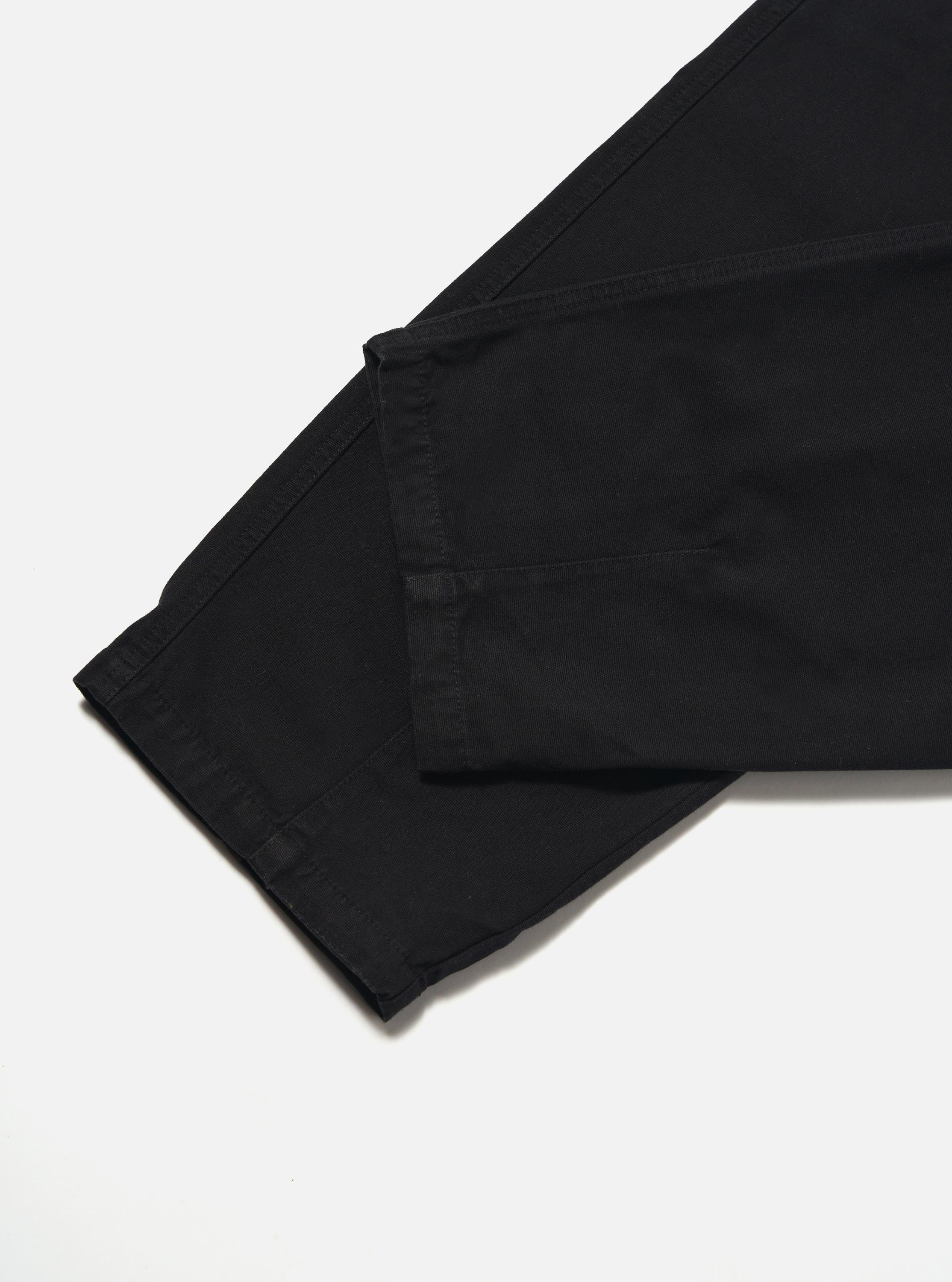 Men's Black Canvas Utility Pant – Universal Works