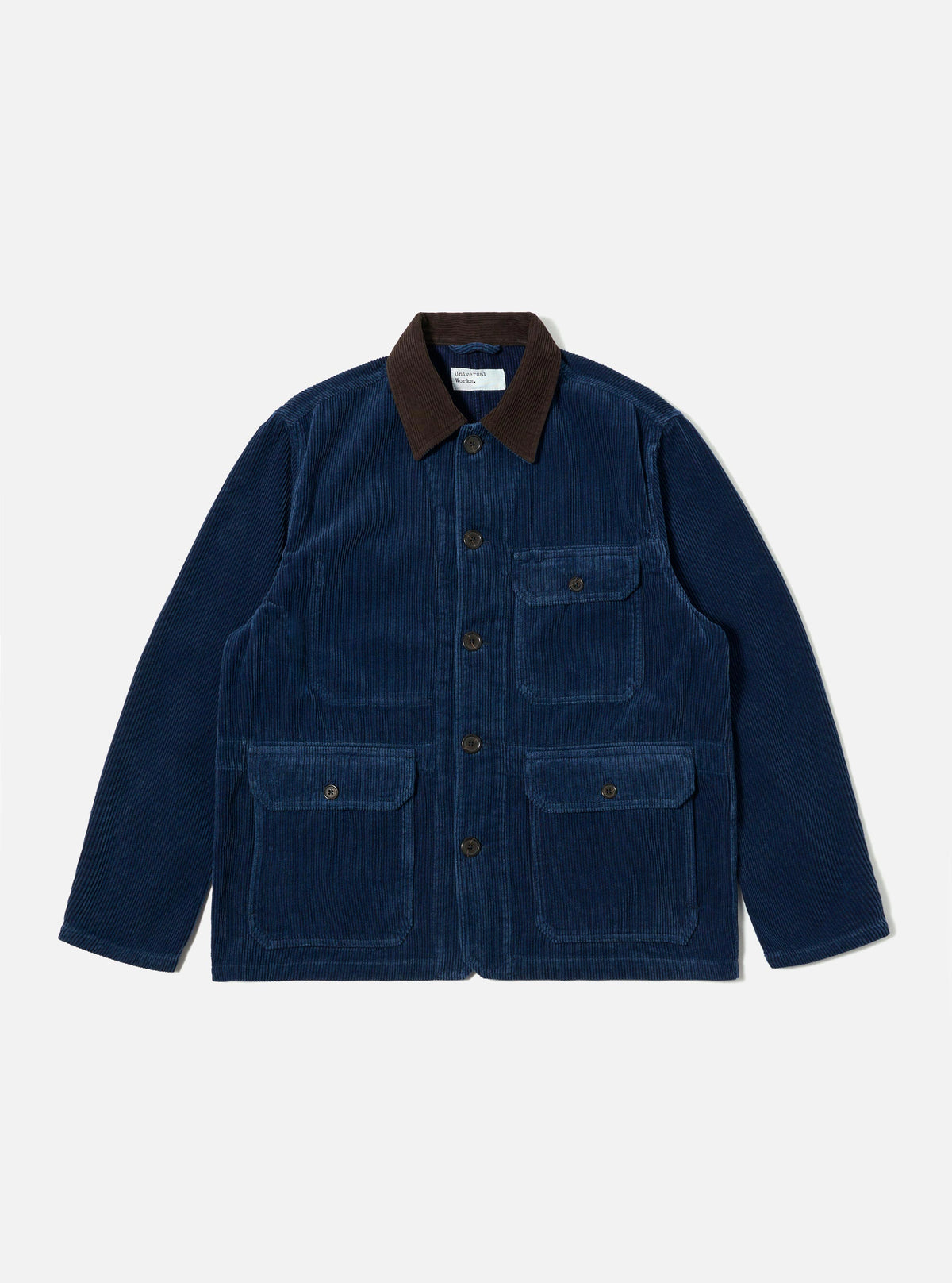 Indigo Recycled Cord Utility Jacket