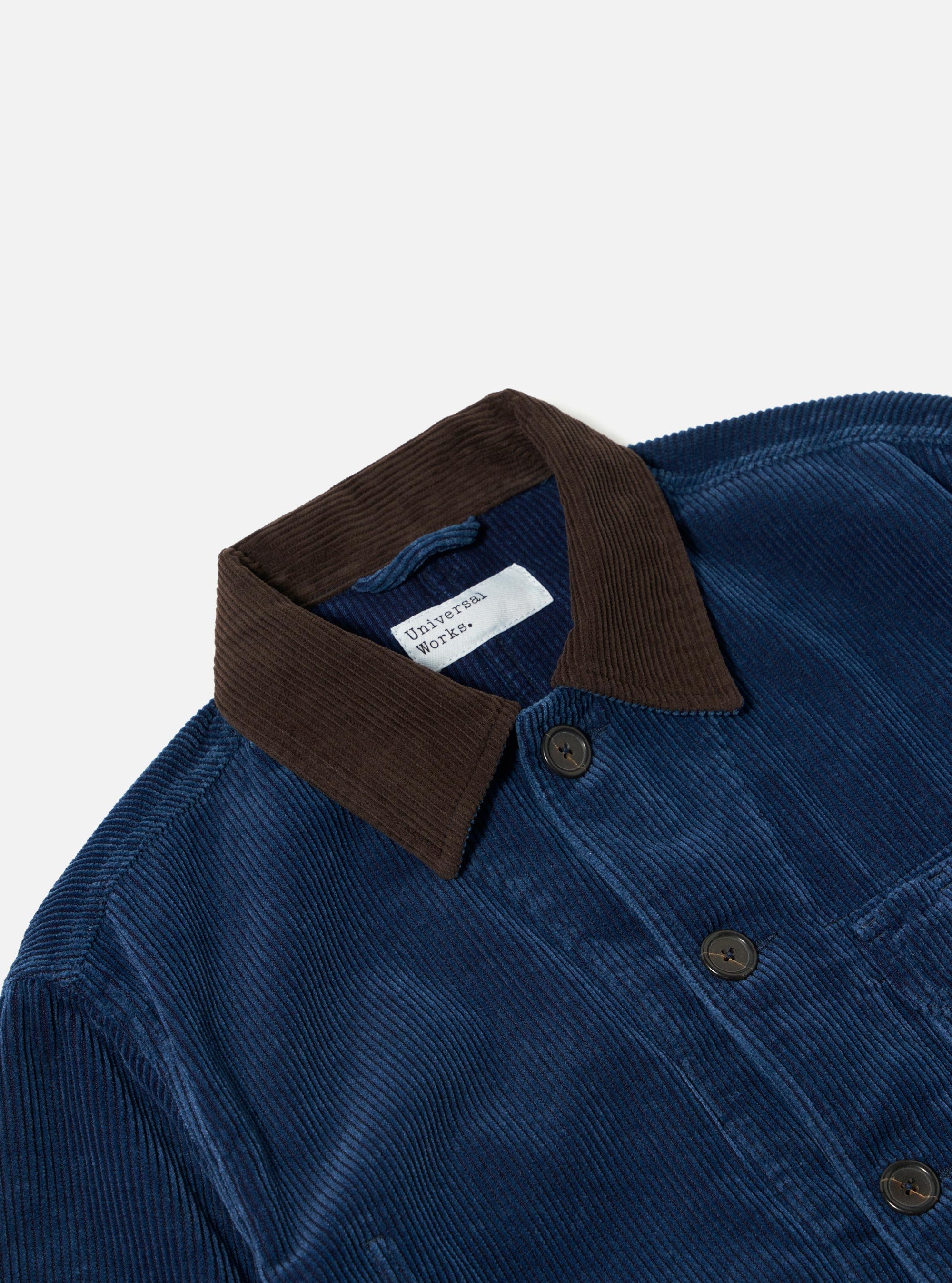 Indigo Recycled Cord Utility Jacket