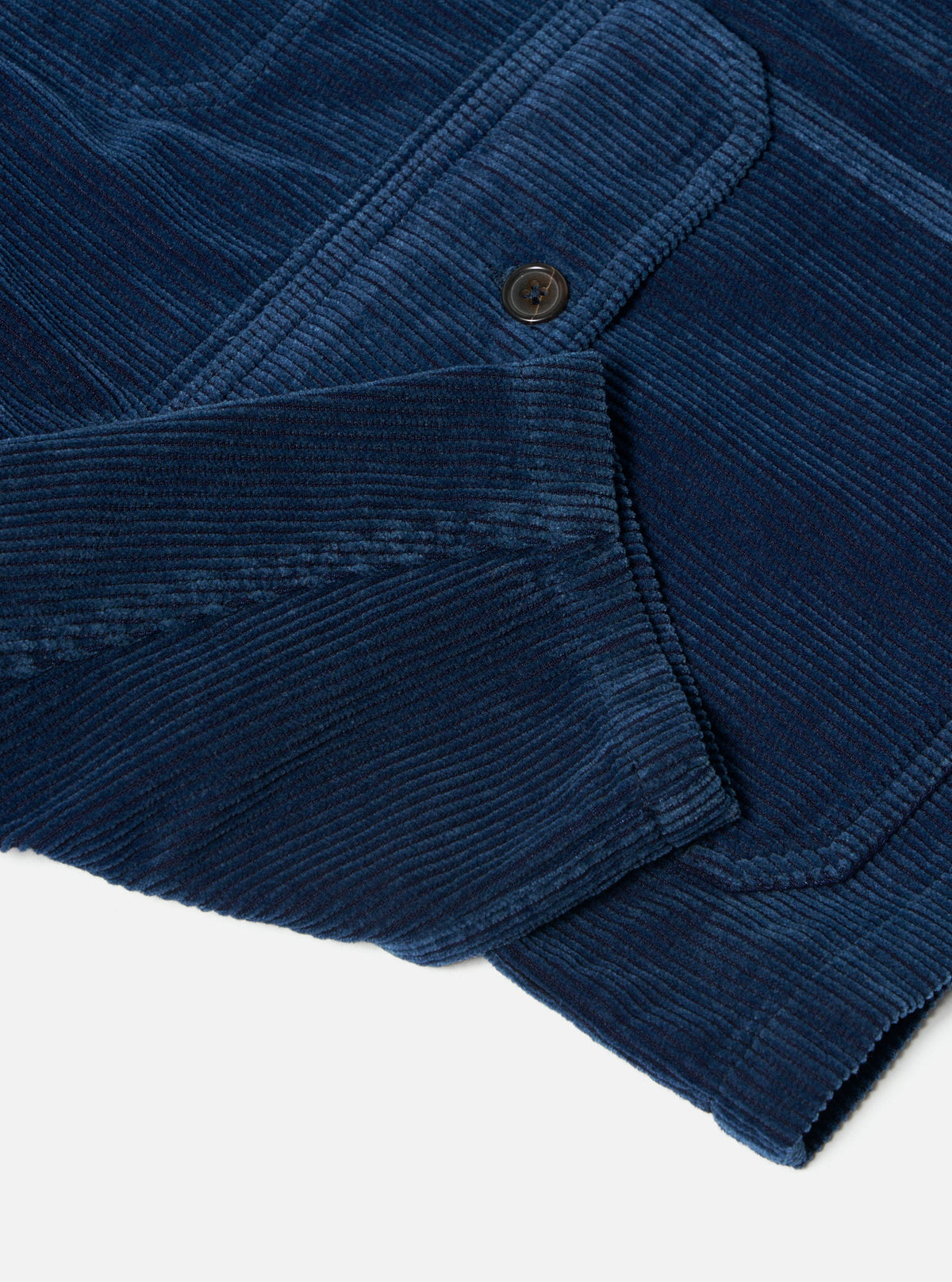 Indigo Recycled Cord Utility Jacket