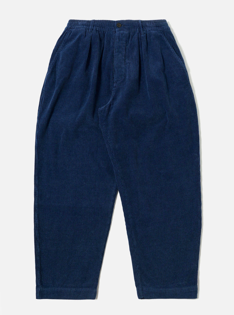 Indigo Recycled Cord Oxford Pant
