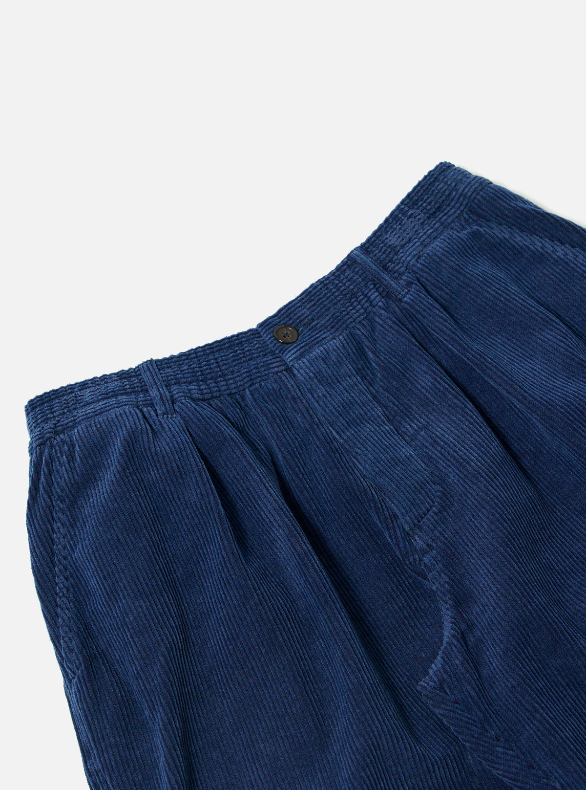 Indigo Recycled Cord Oxford Pant