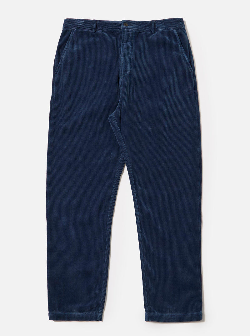 Indigo Recycled Cord Military Chino