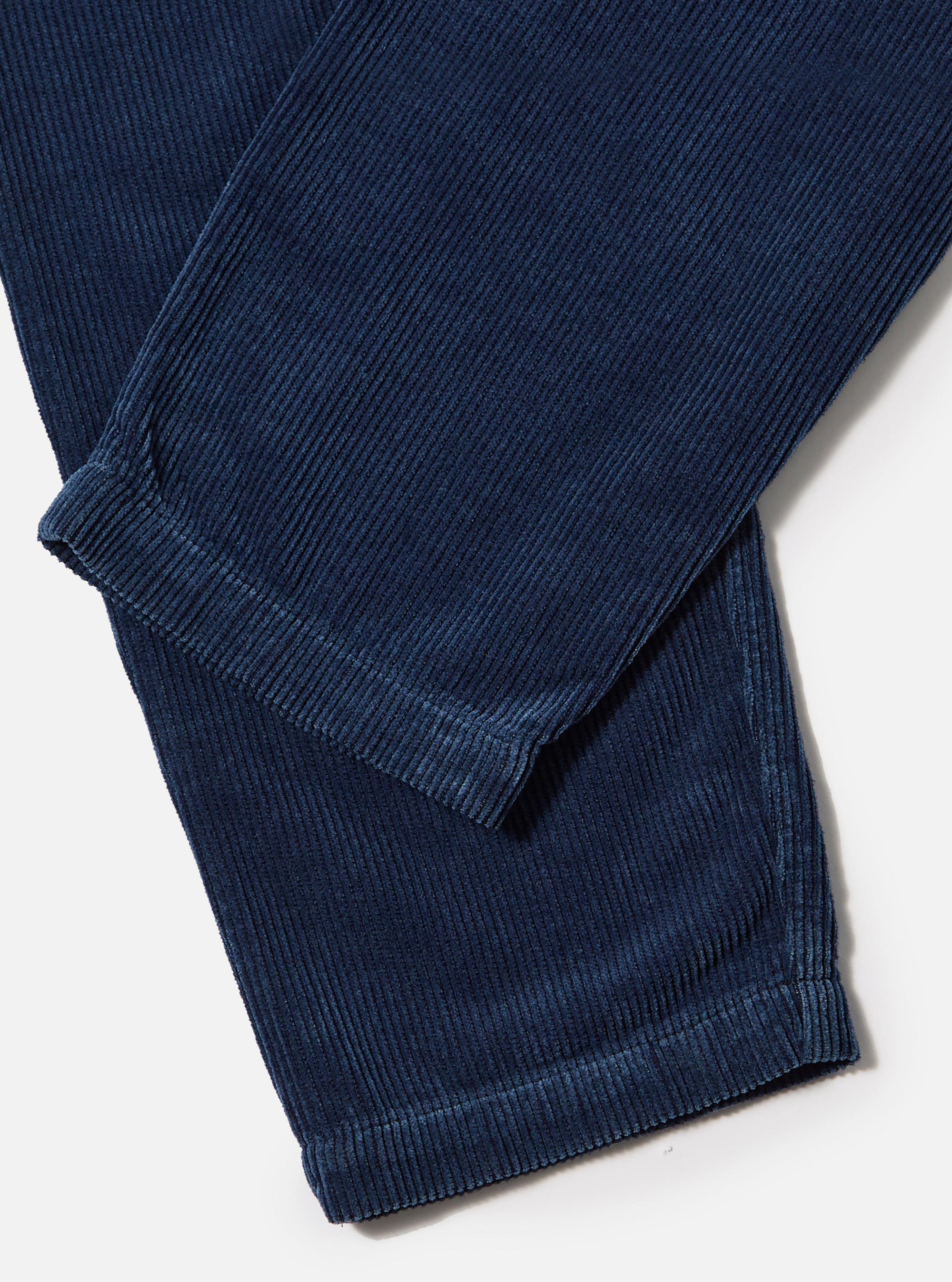 Indigo Recycled Cord Military Chino