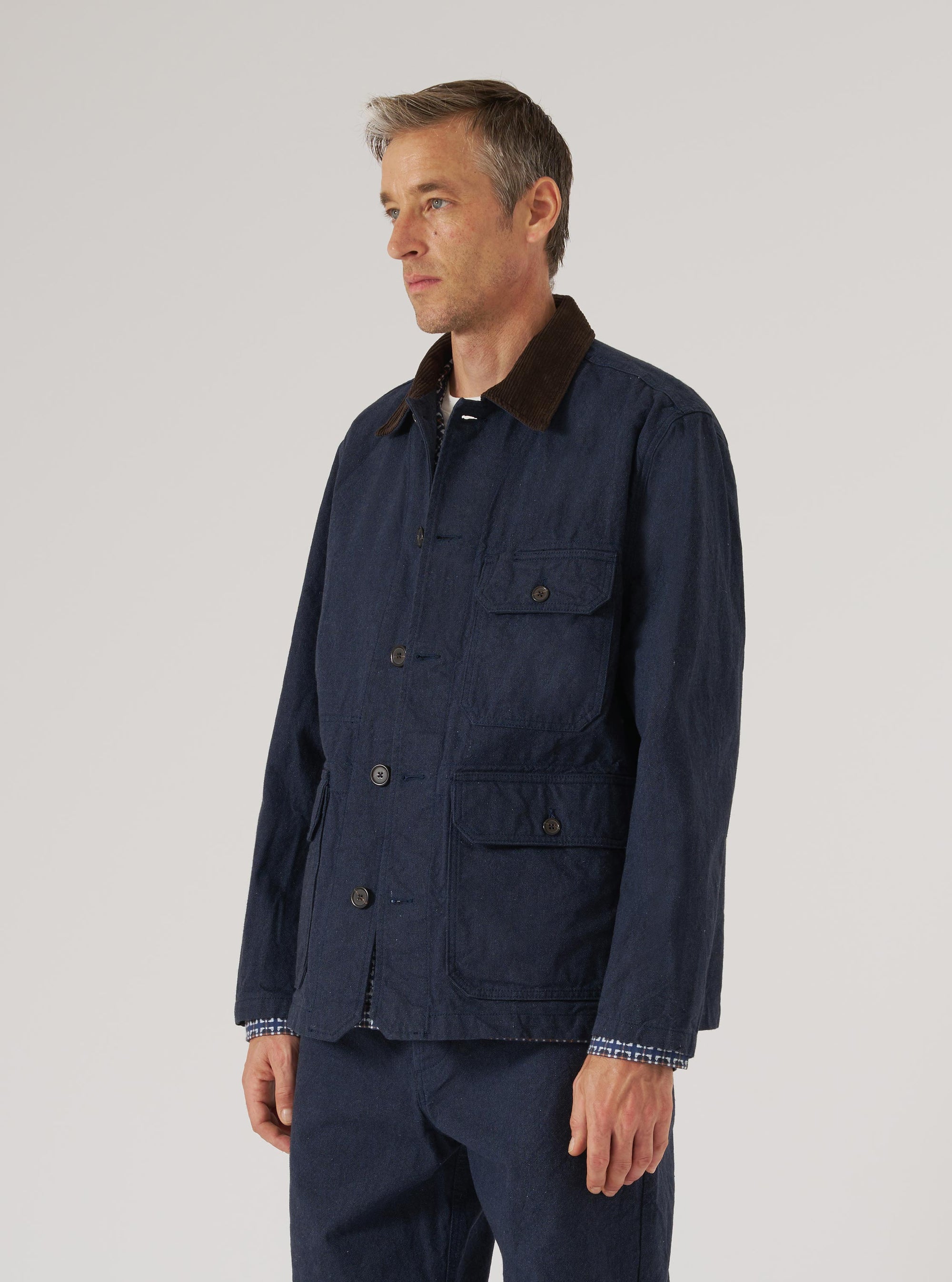 Indigo Offline Denim Utility Jacket