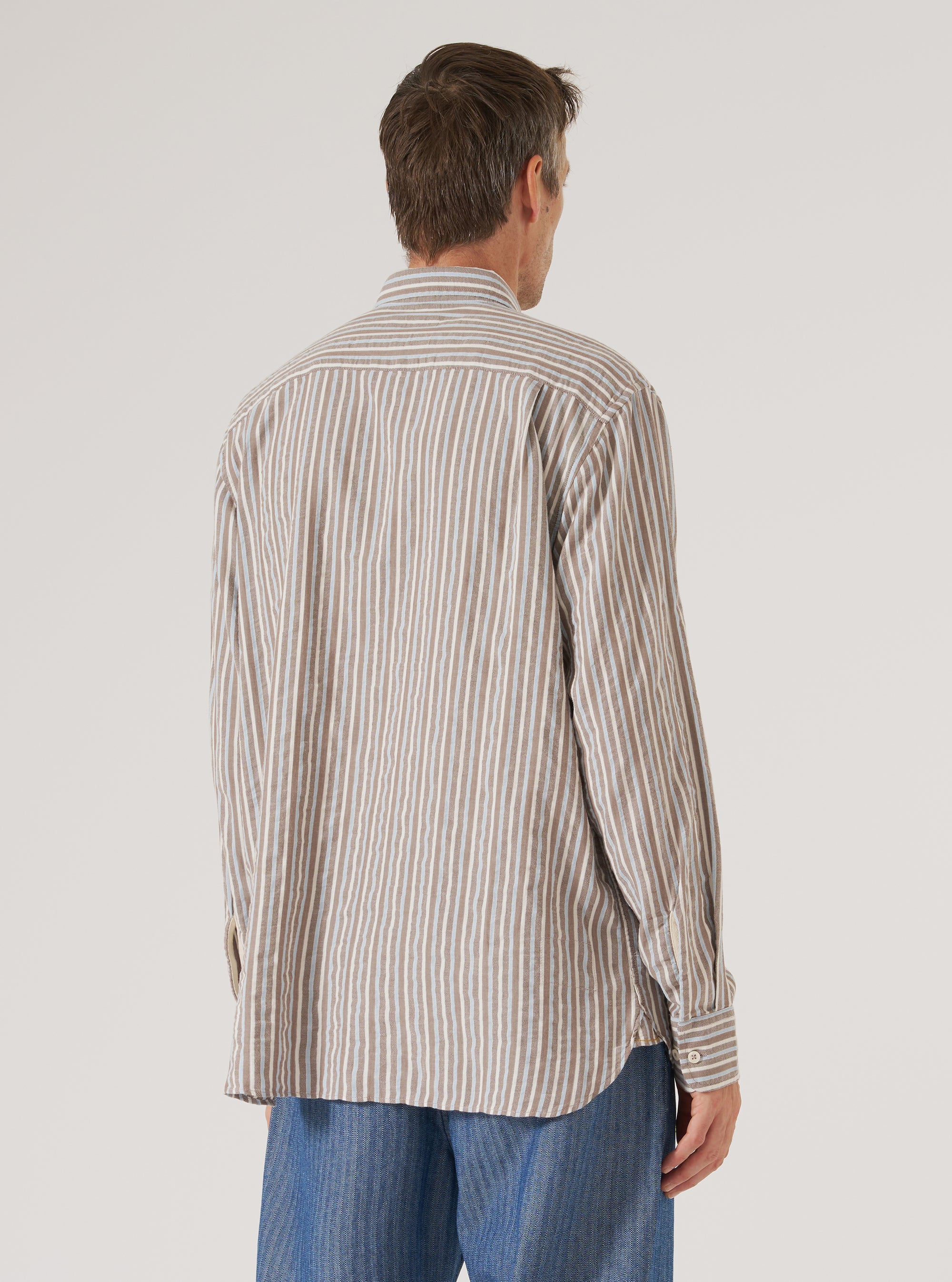 Brown Madison Stripe Station Shirt