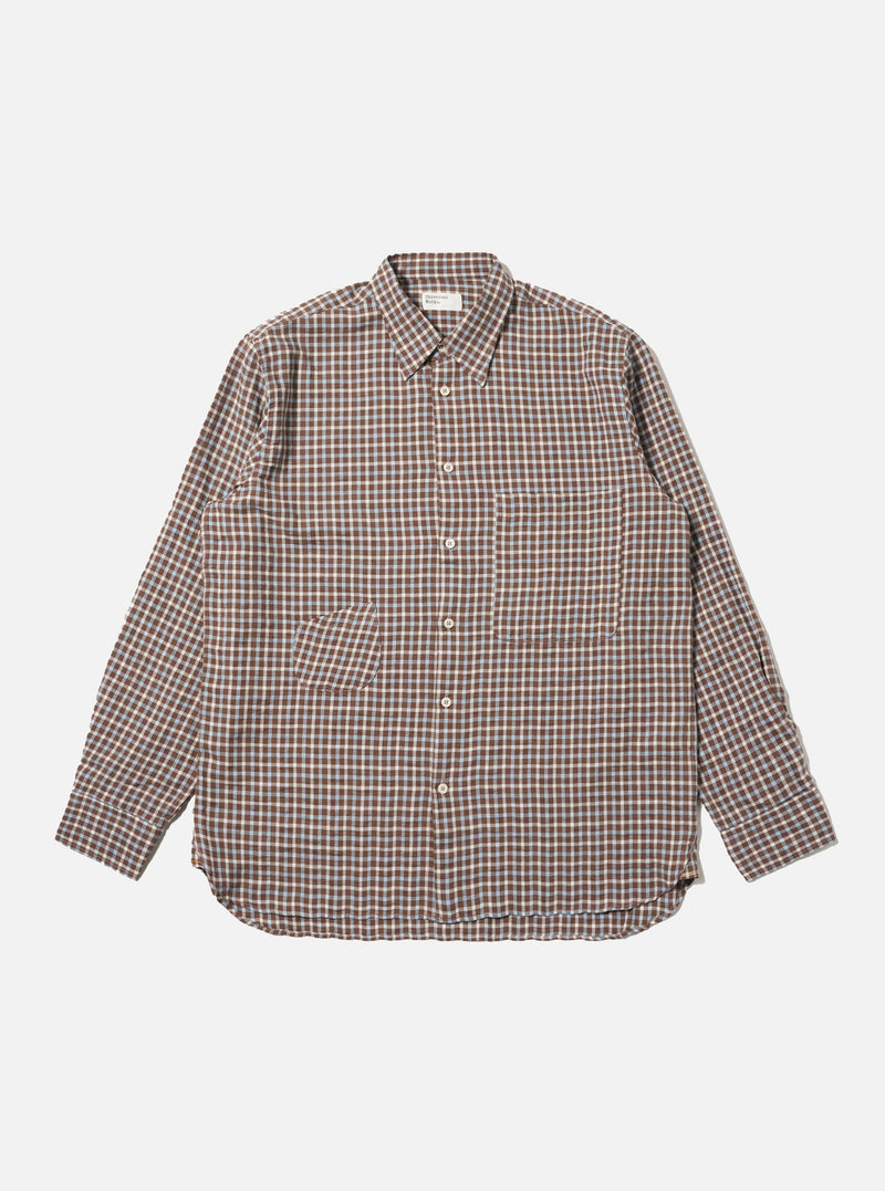 Brown Madison Check Station Shirt
