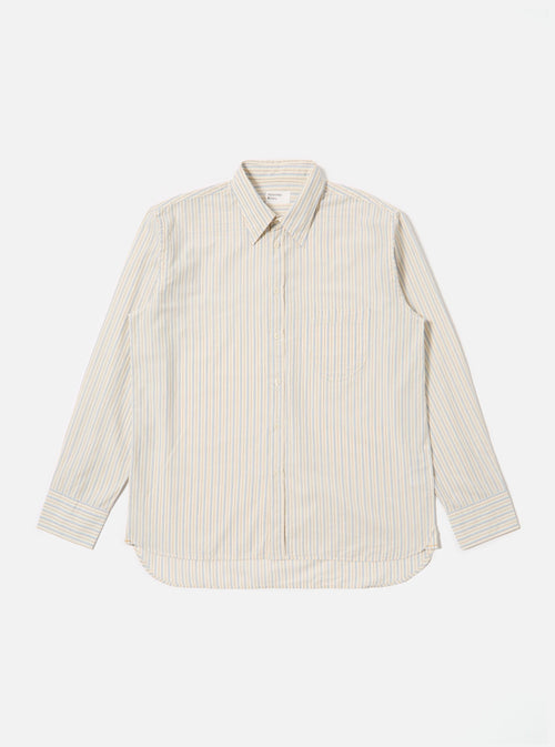 Ecru Pop Stripe One Lazy Day Shirt