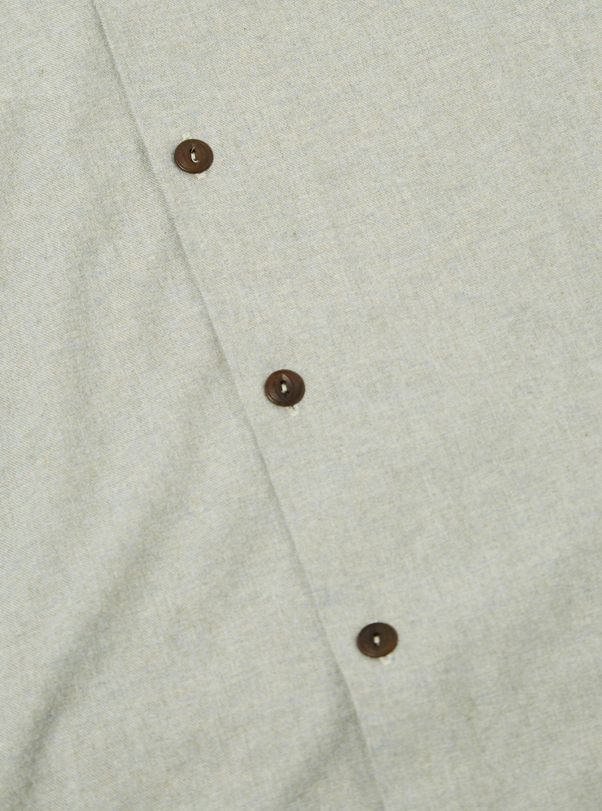 Grey Brushed Flannel Work Shirt