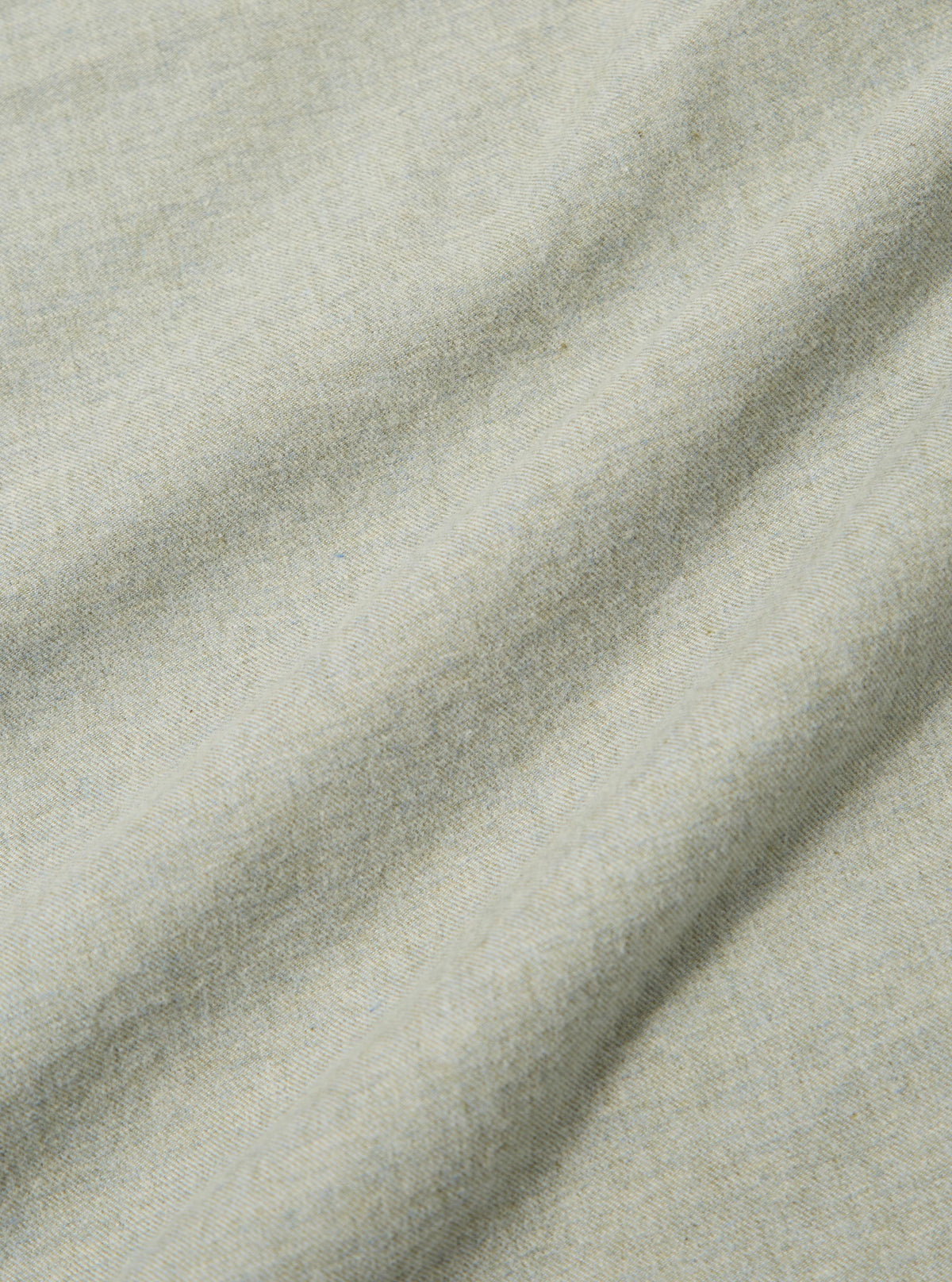 Grey Brushed Flannel Work Shirt