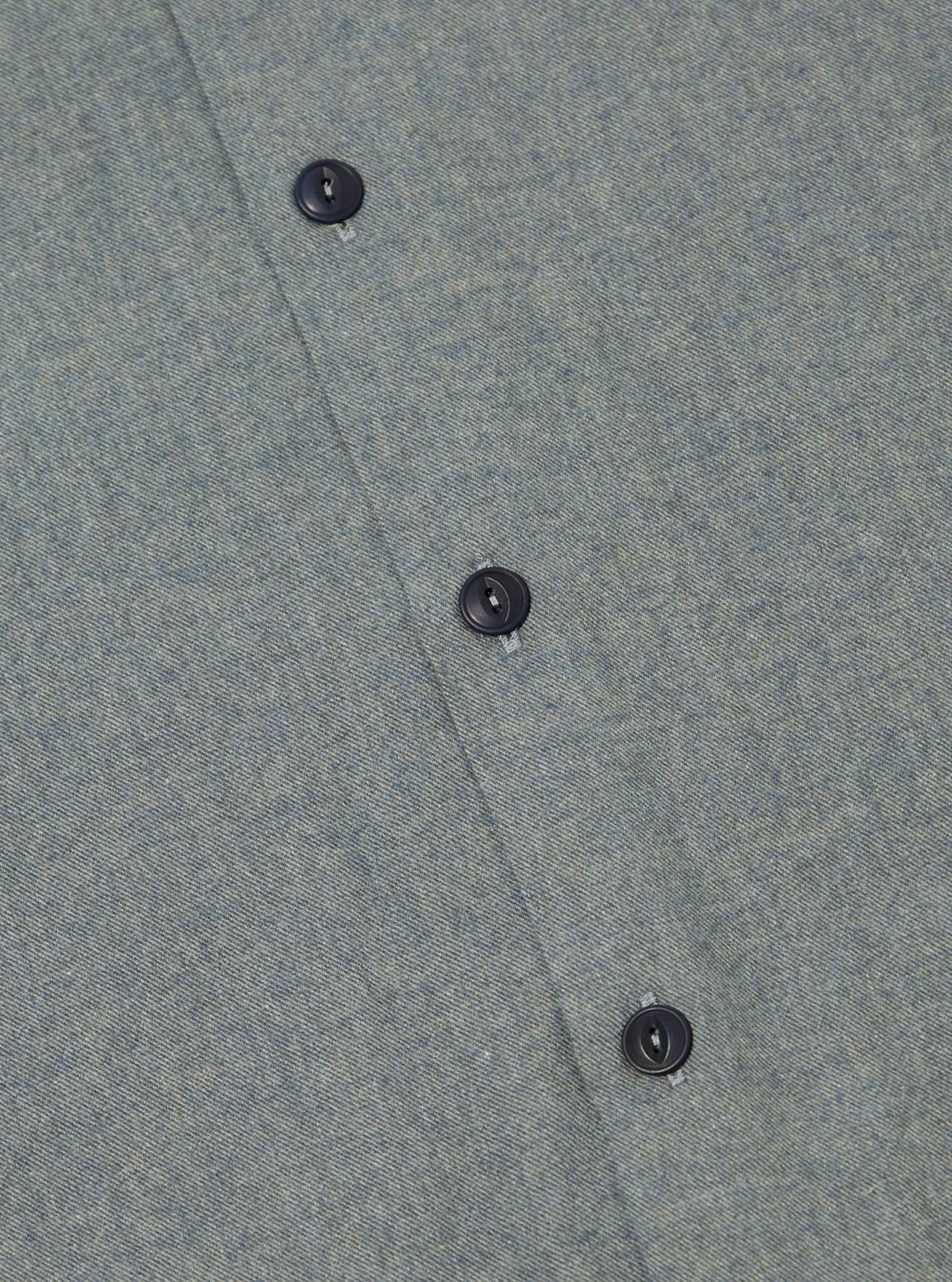 Navy Brushed Flannel Work Shirt