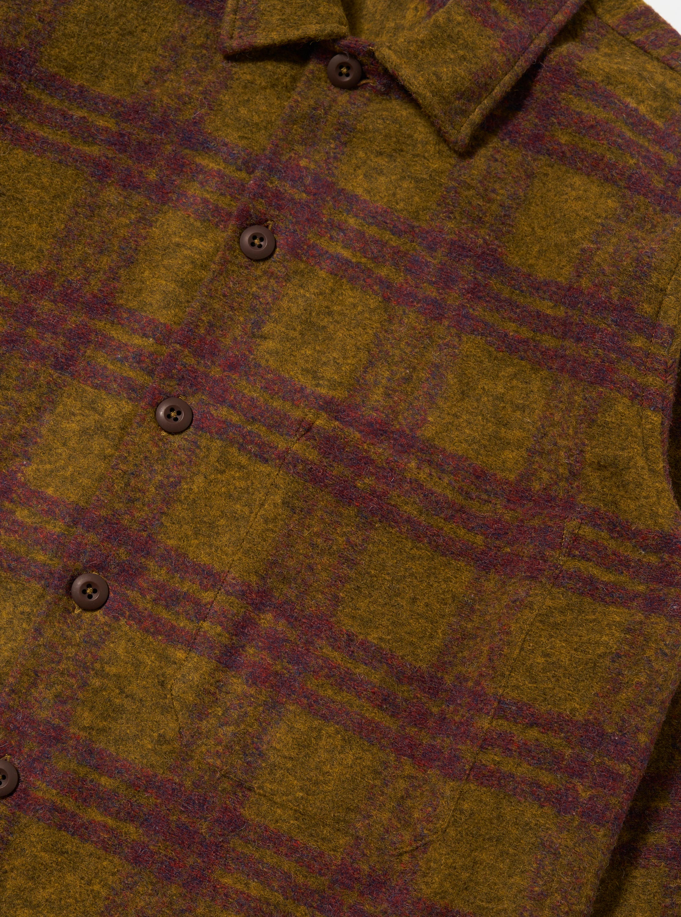 Men's Gold Dam Check Fatigue Shirt – Universal Works