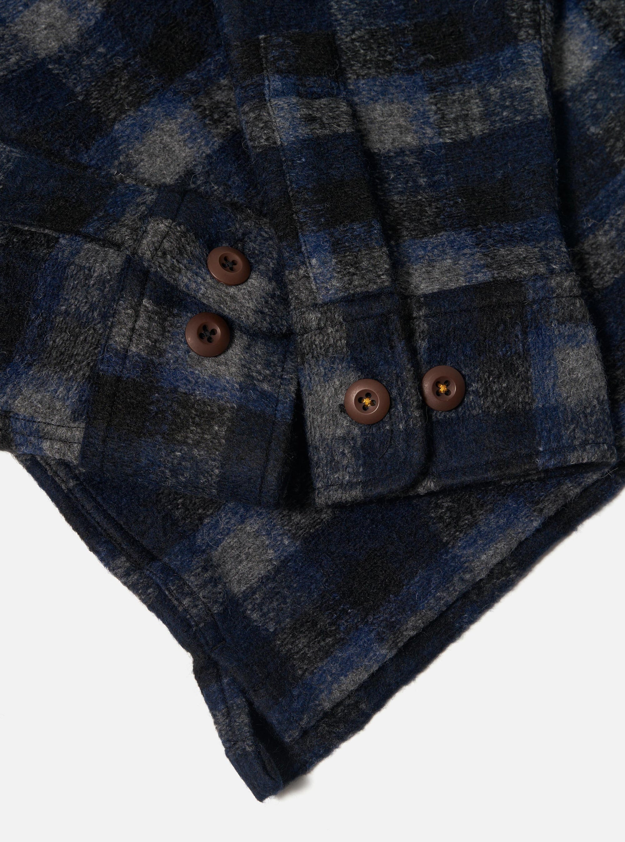 Navy/Black Chandler Plaid Fatigue Shirt