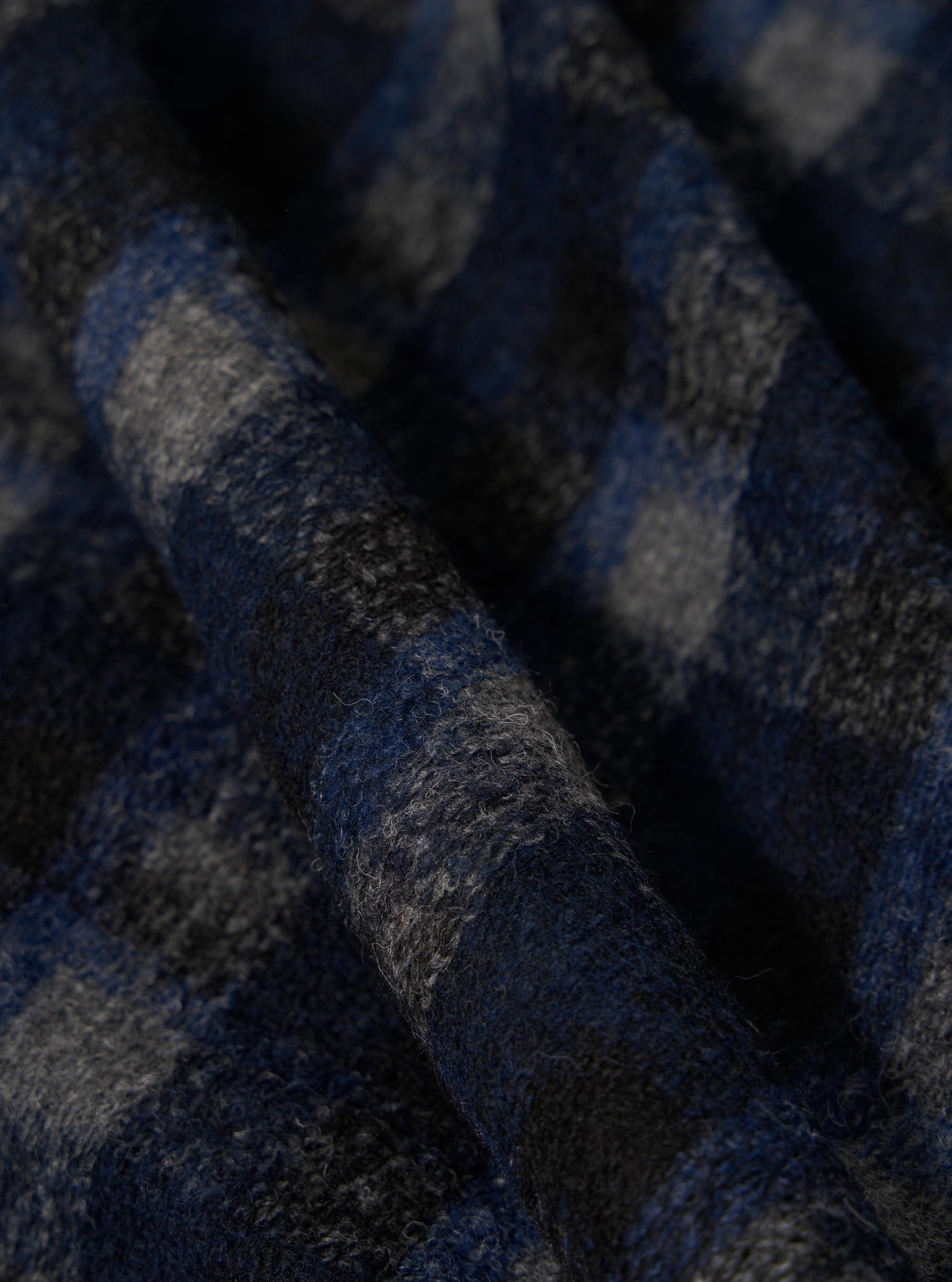 Navy/Black Chandler Plaid Fatigue Shirt