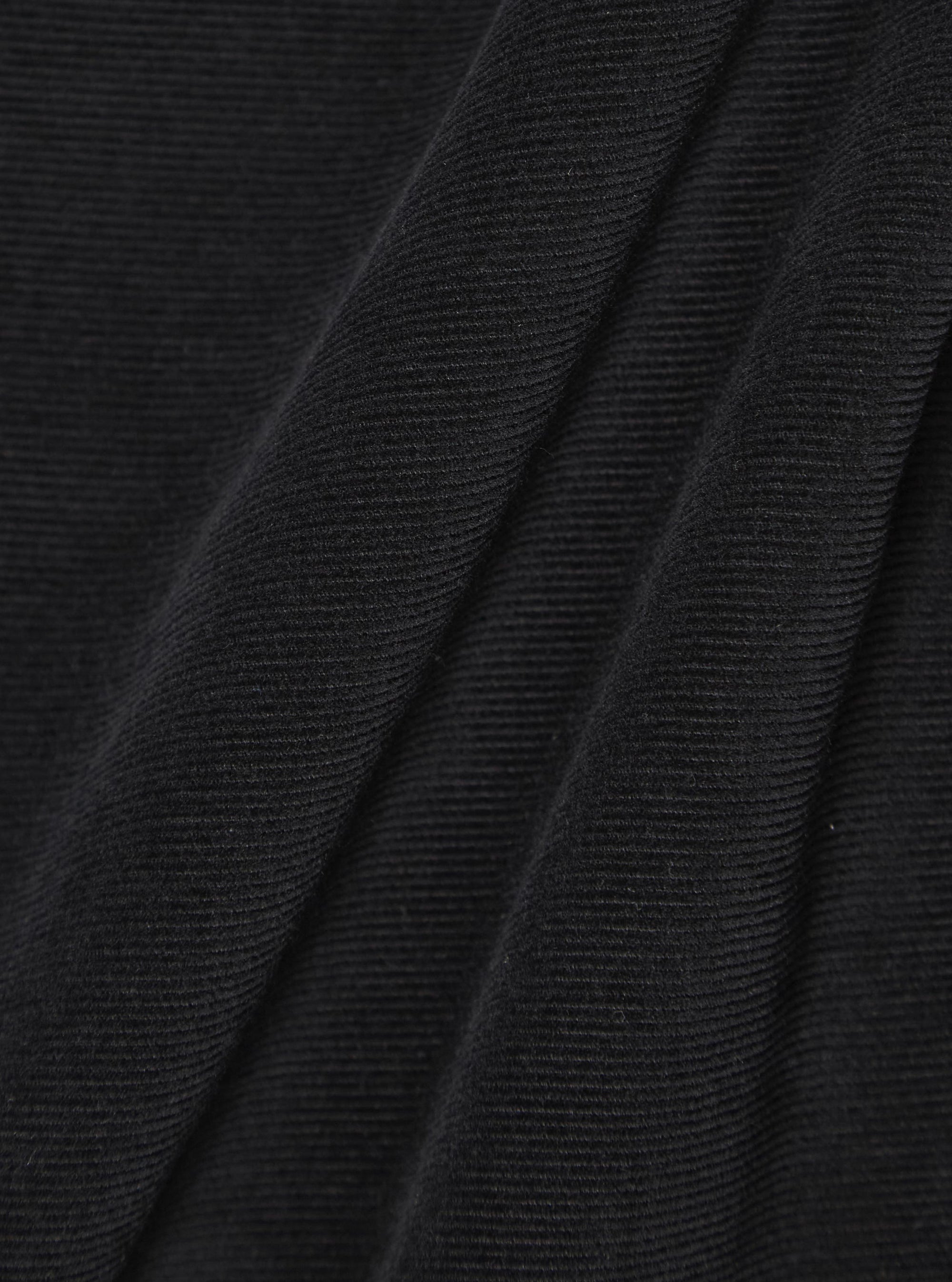 Black Fine Cord Bakers Overshirt