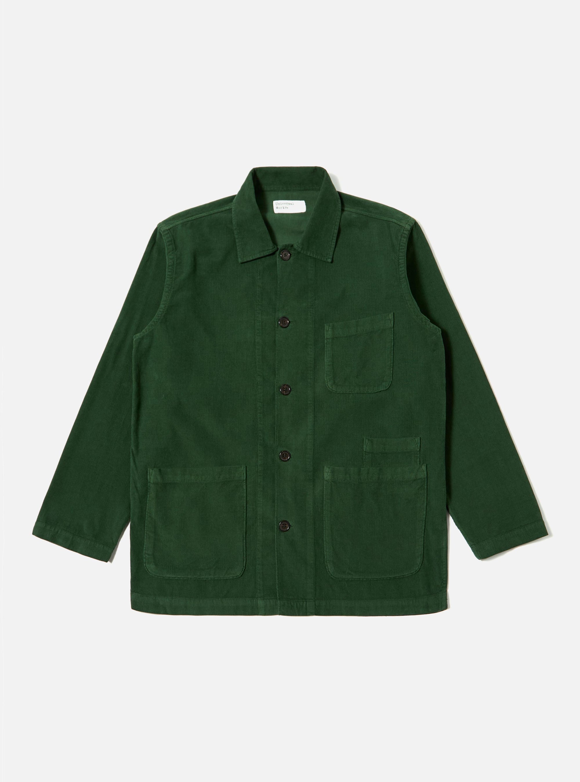 Green Fine Cord Bakers Overshirt