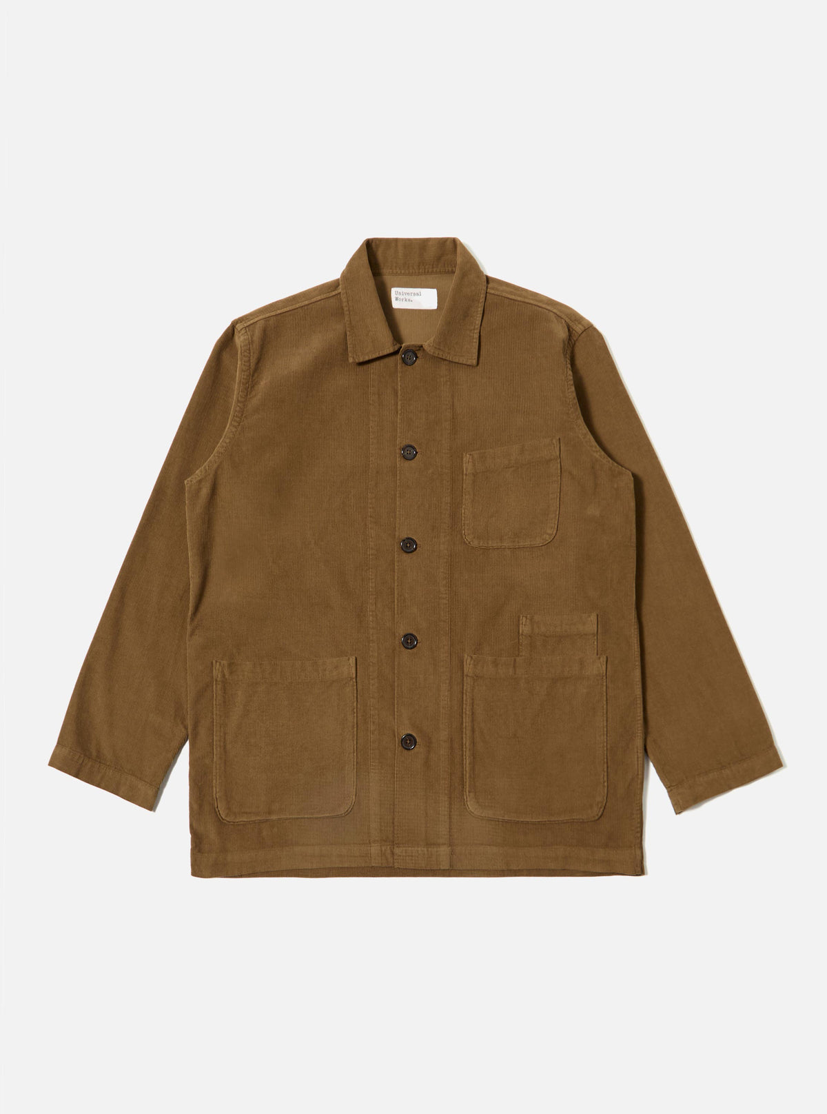 Khaki Fine Cord Bakers Overshirt