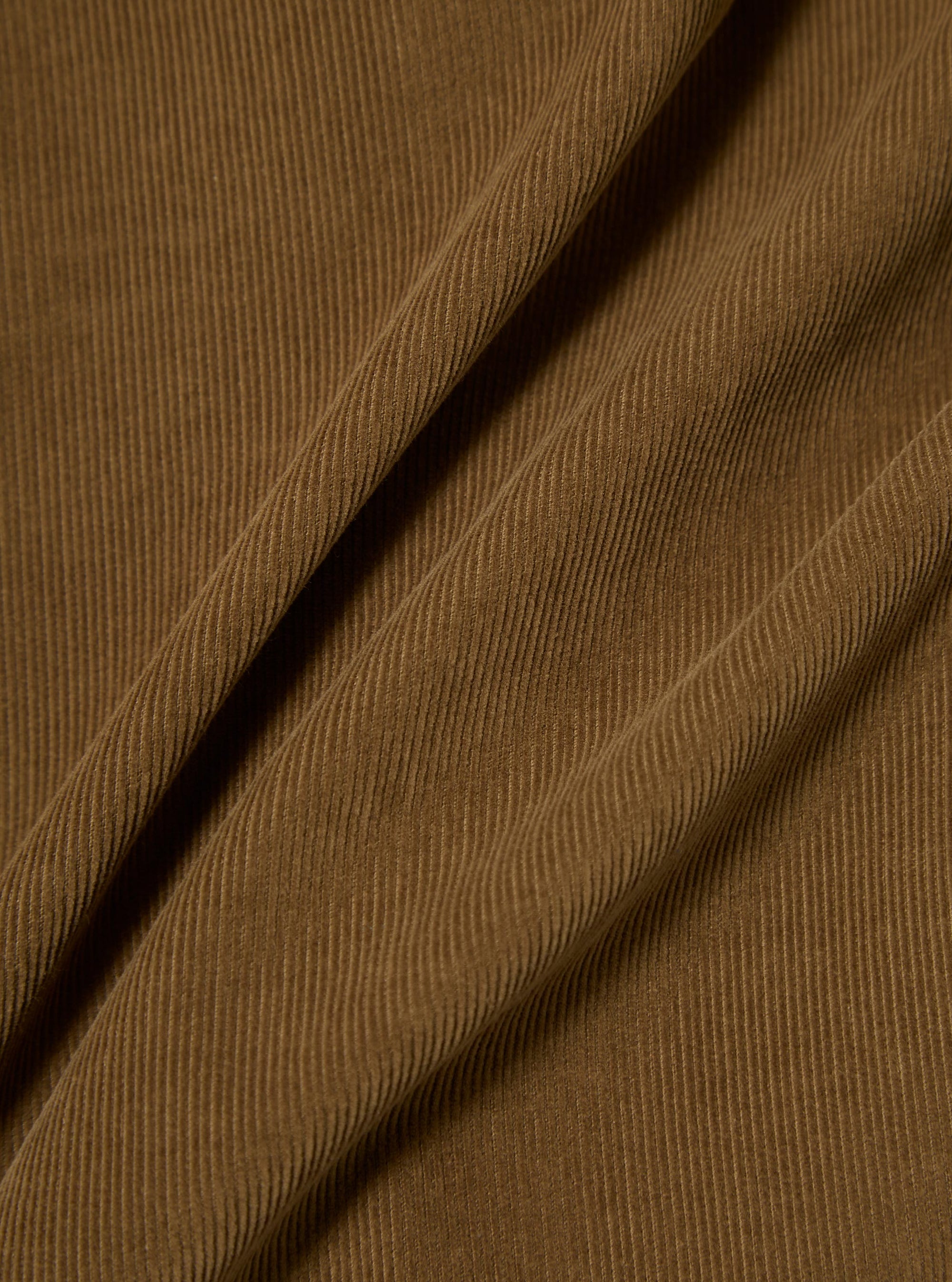 Khaki Fine Cord Bakers Overshirt