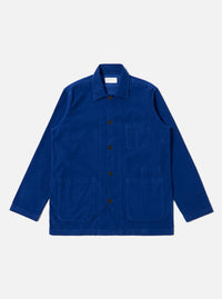 Work Blue Fine Cord Bakers Overshirt